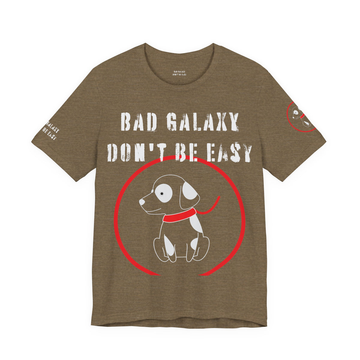 Funny Dog Graphic Unisex Cotton Bella+Canvas Tee with Art Design b88