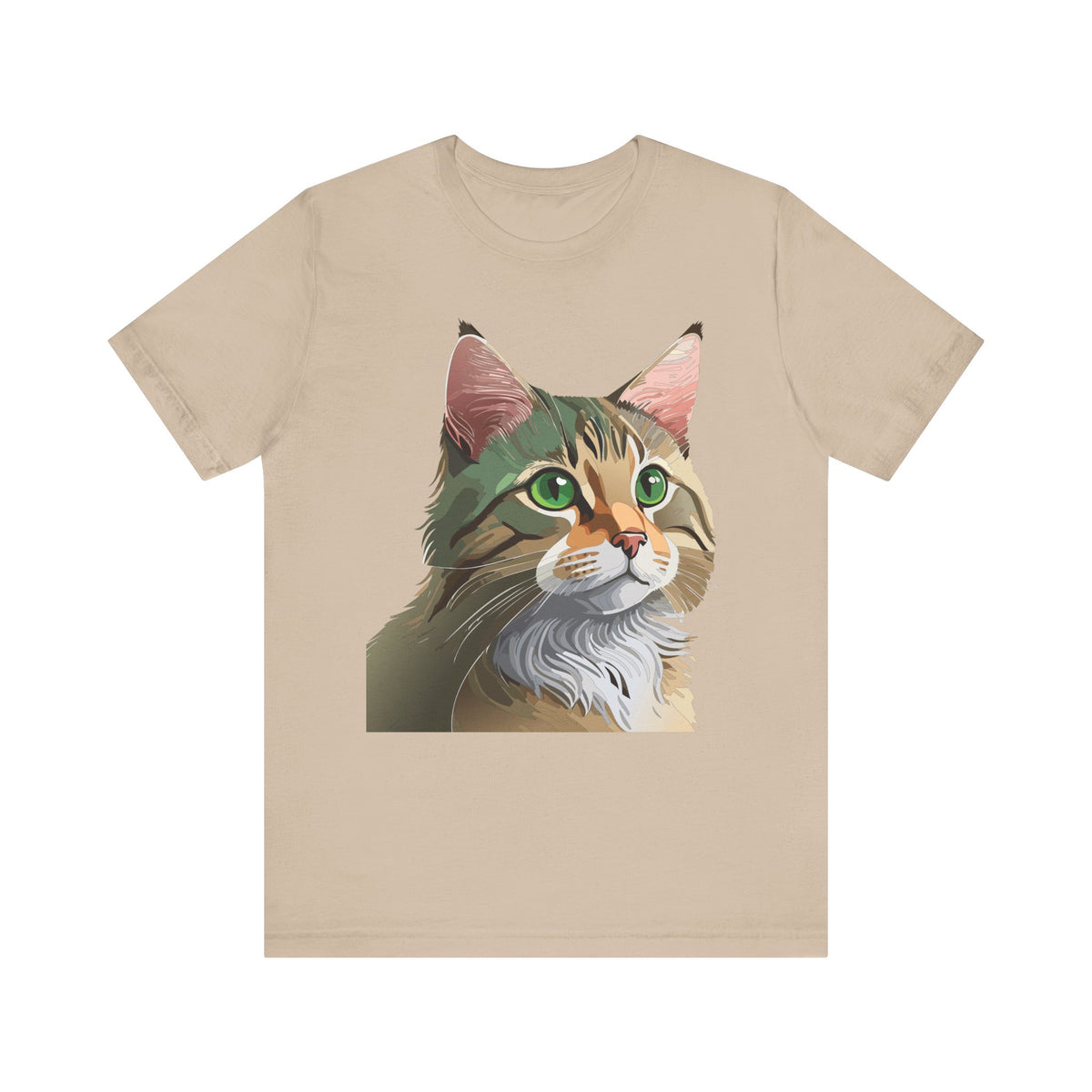 Wild Animals  Graphic Unisex Cotton Bella+Canvas Tee with Art Animal Design ab48