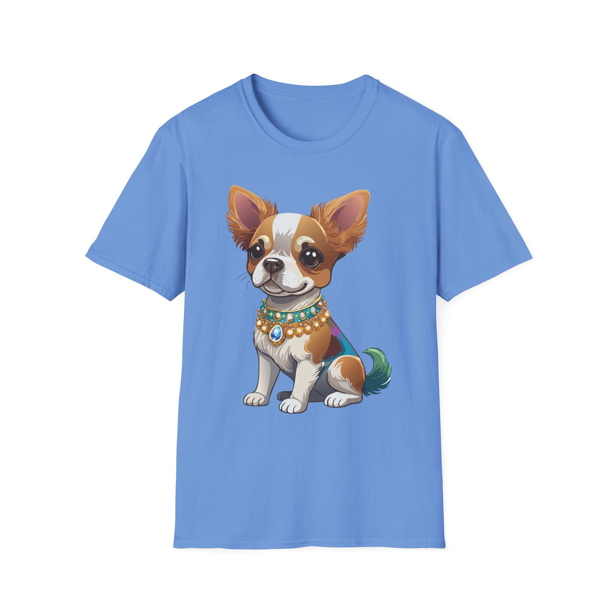 Chihuahua Illustration T-Shirt | Cute Dog Portrait Tee
