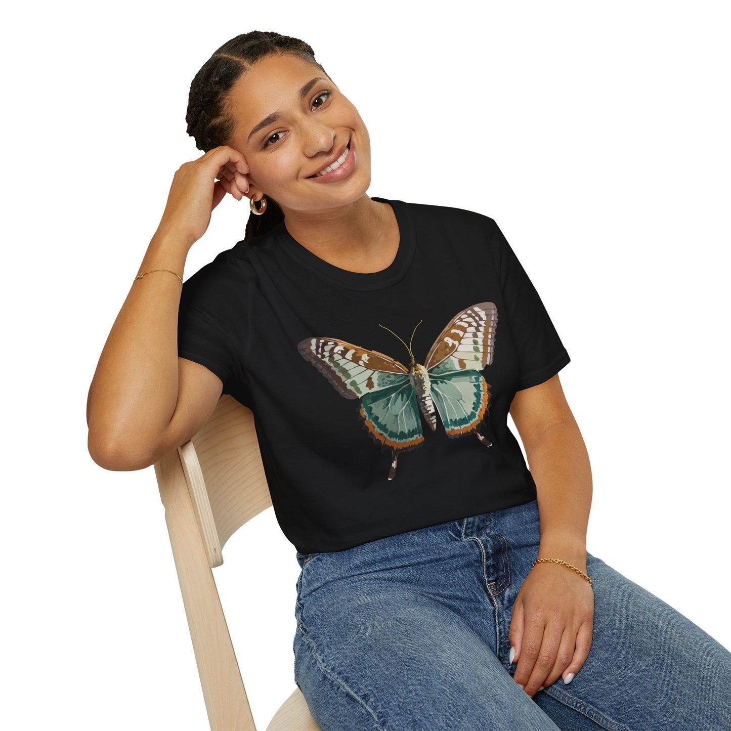 Butterfly Monarch Shirt Unisex Gildan Softstyle 64000 T Shirt 100 Percent Cotton
