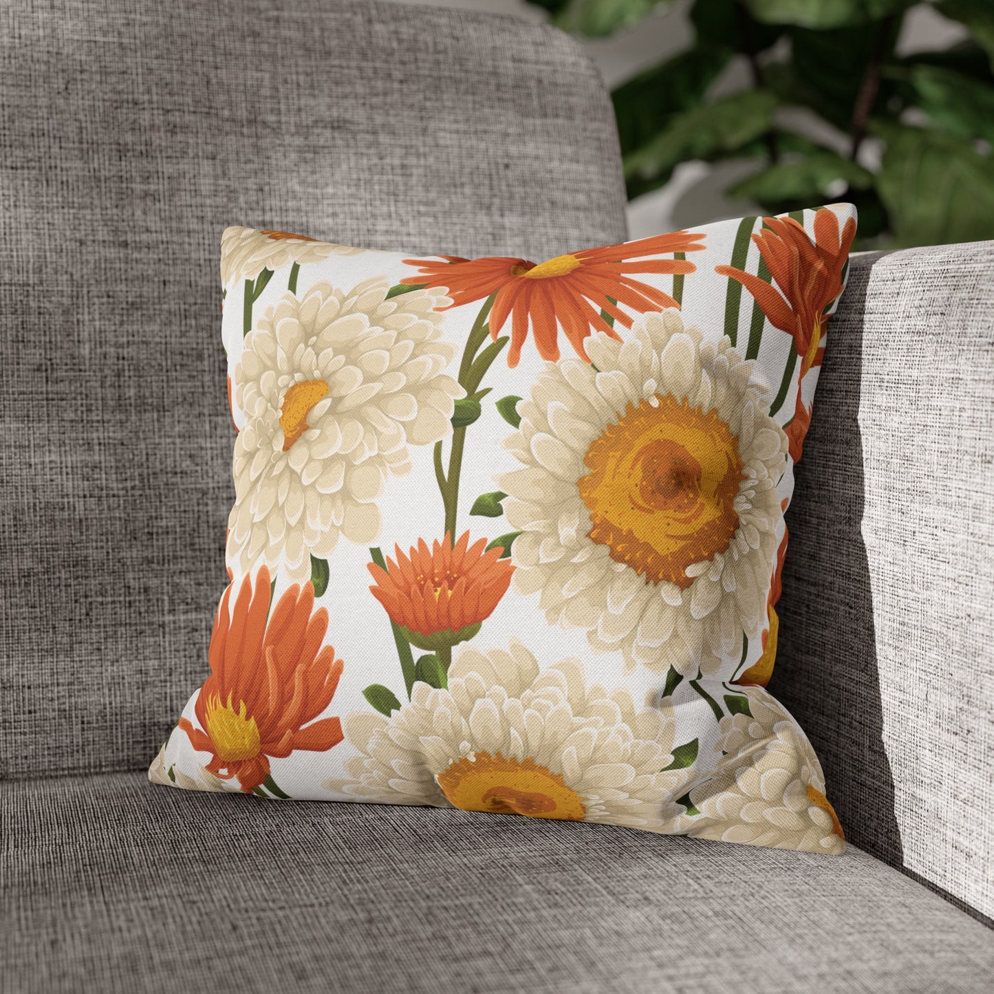 Floral Poly Pillowcase