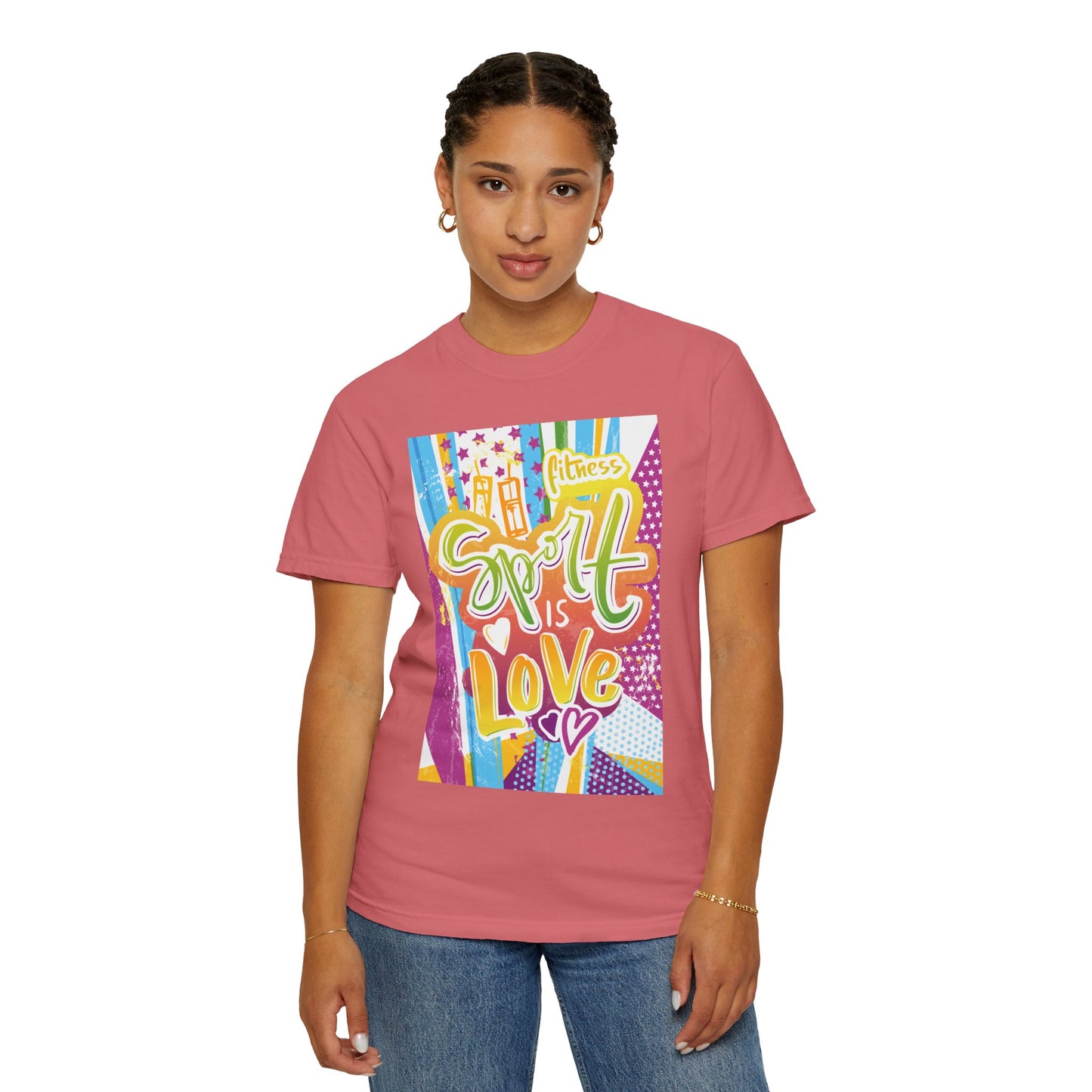 Unisex T-shirt with sports art design