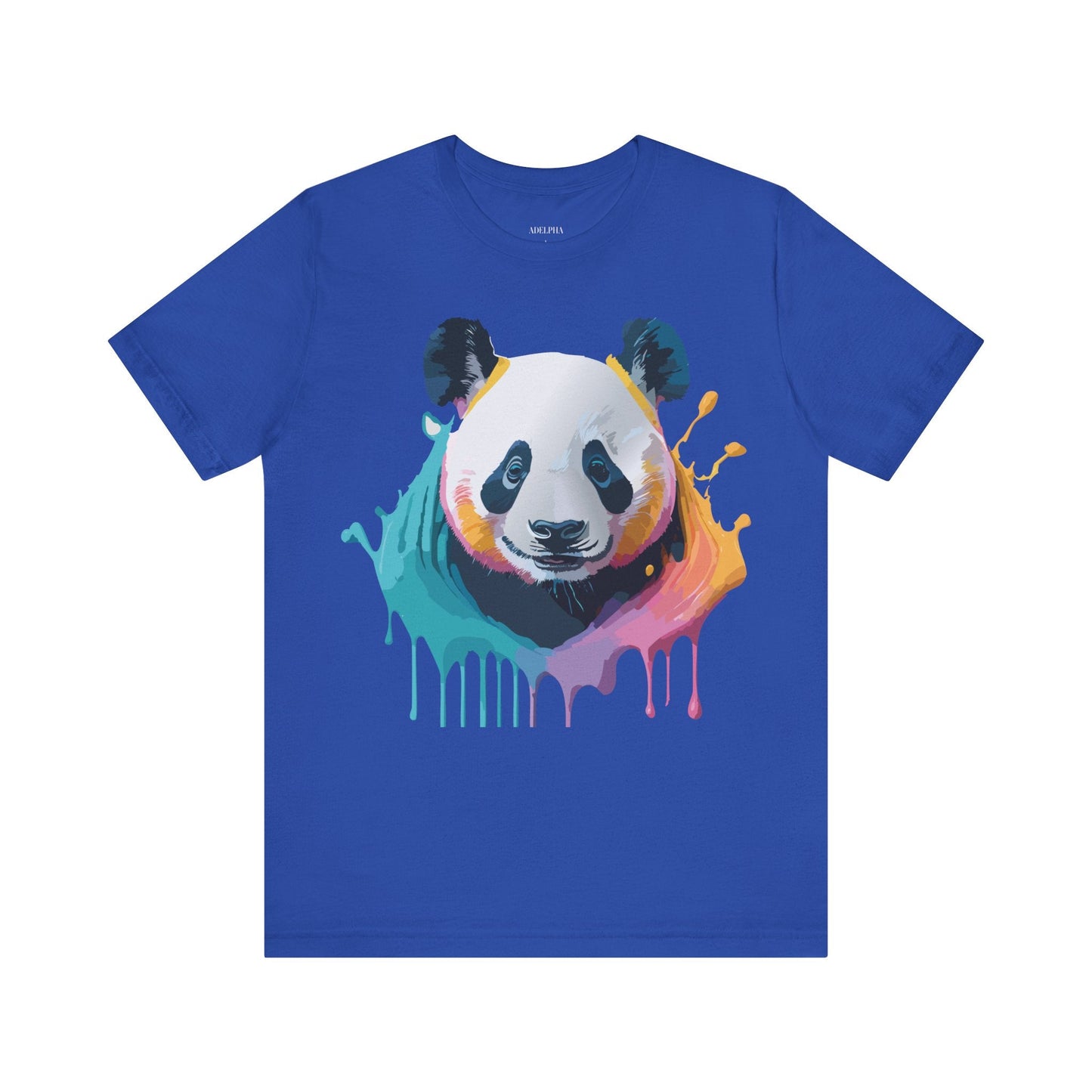 Panda Graphic T Shirt Unisex Jersey Short Sleeve Vintage Inspired Art Tee by Adelpha