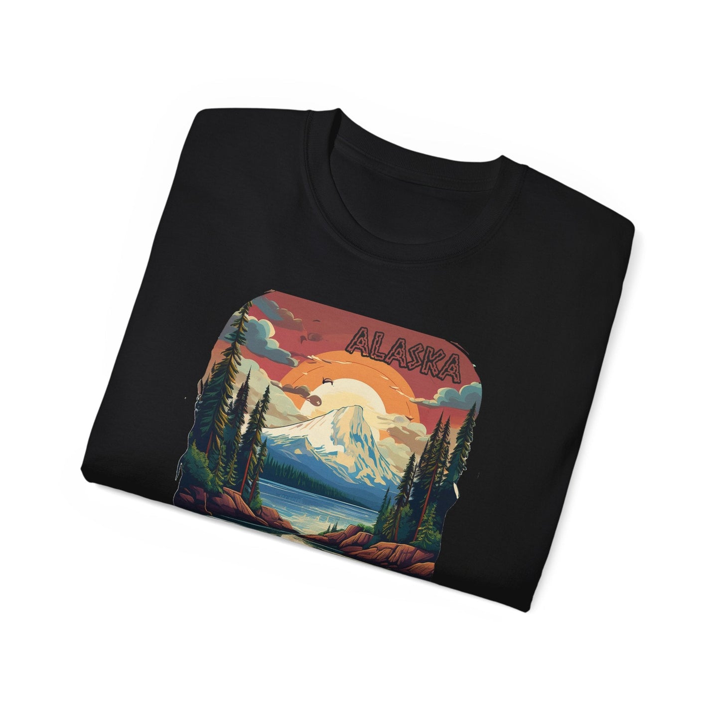 Alaska Graphic Unisex Cotton T‑Shirt 3