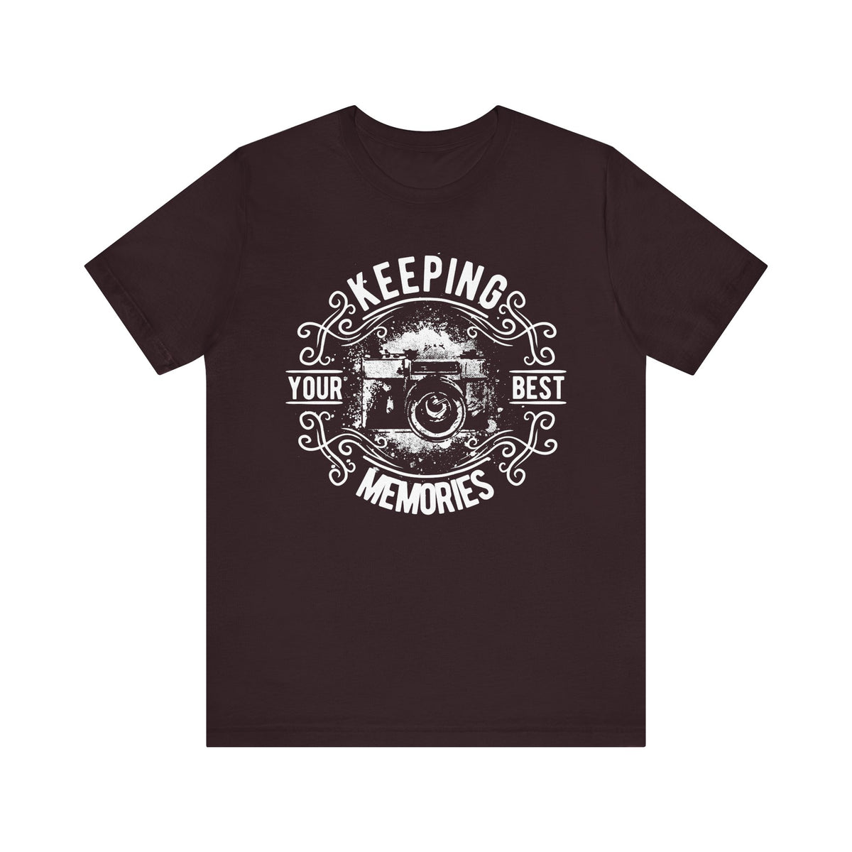 Keeping Your Best Memories T-Shirt Vintage Camera Graphic T-Shirt A-5