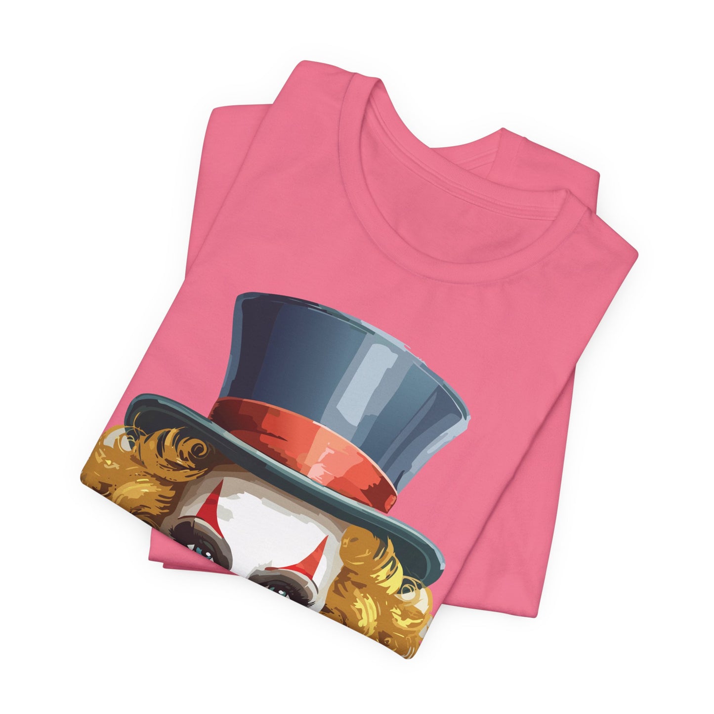 Clown Shirt, Funny Shirt, T-Shirt with Clown, Funny Art Design Tee, Circus Tees, Circus T-Shirt, Unisex Humor Wear 11