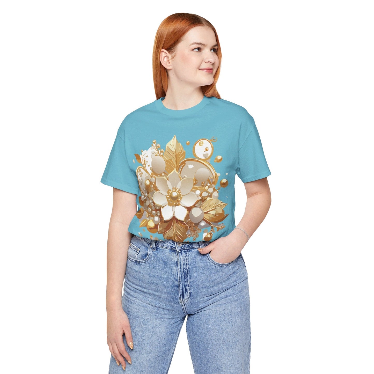 Jewelry Graphic Unisex 100 Cotton Vintage Treasure Art T-Shirt 22