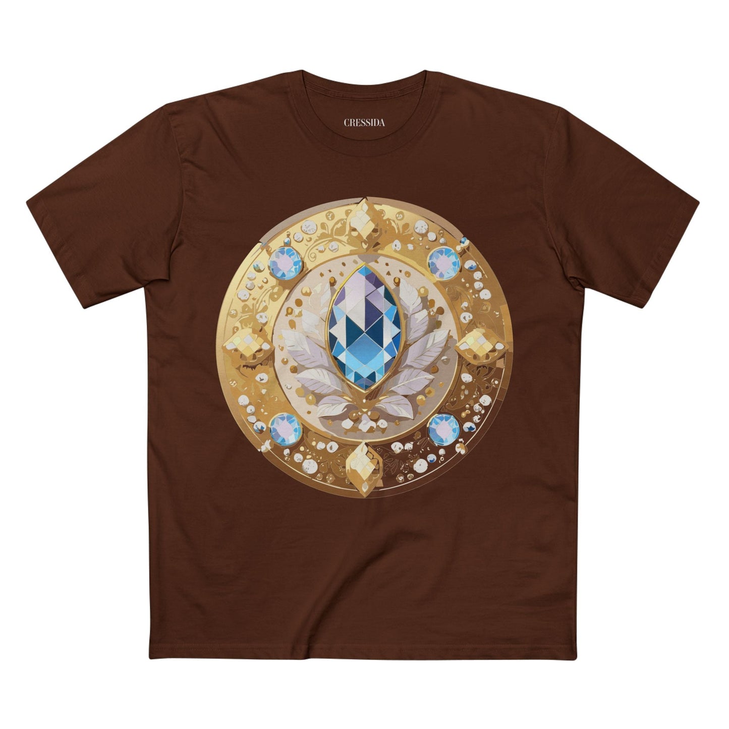Medallion Graphic T-Shirt Unisex 100 Cotton With Gold Art Design Medal Tee 17