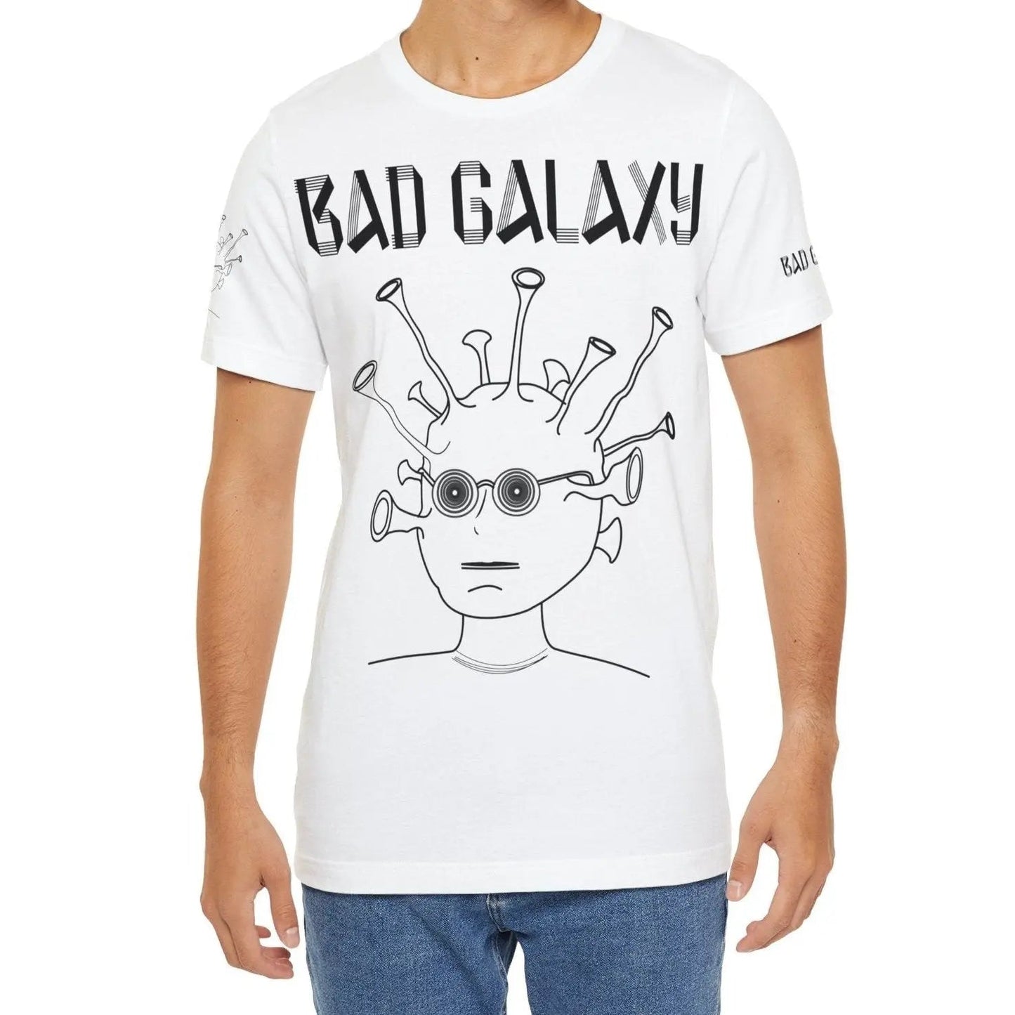 Alien Tee Shirt From Bad Galaxy Made To Order 100 Percent Cotton With Eco Friendly Inks