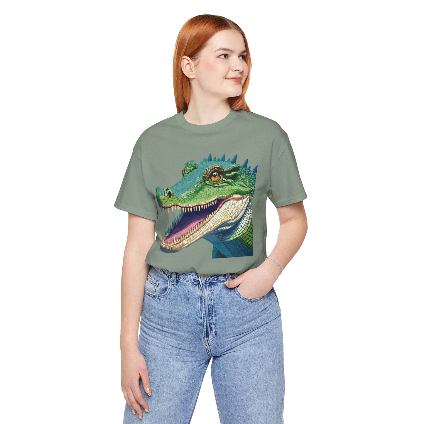 Unisex Animal Tee Shirt With Animals Art Design Wild Animals Jersey Short Sleeve