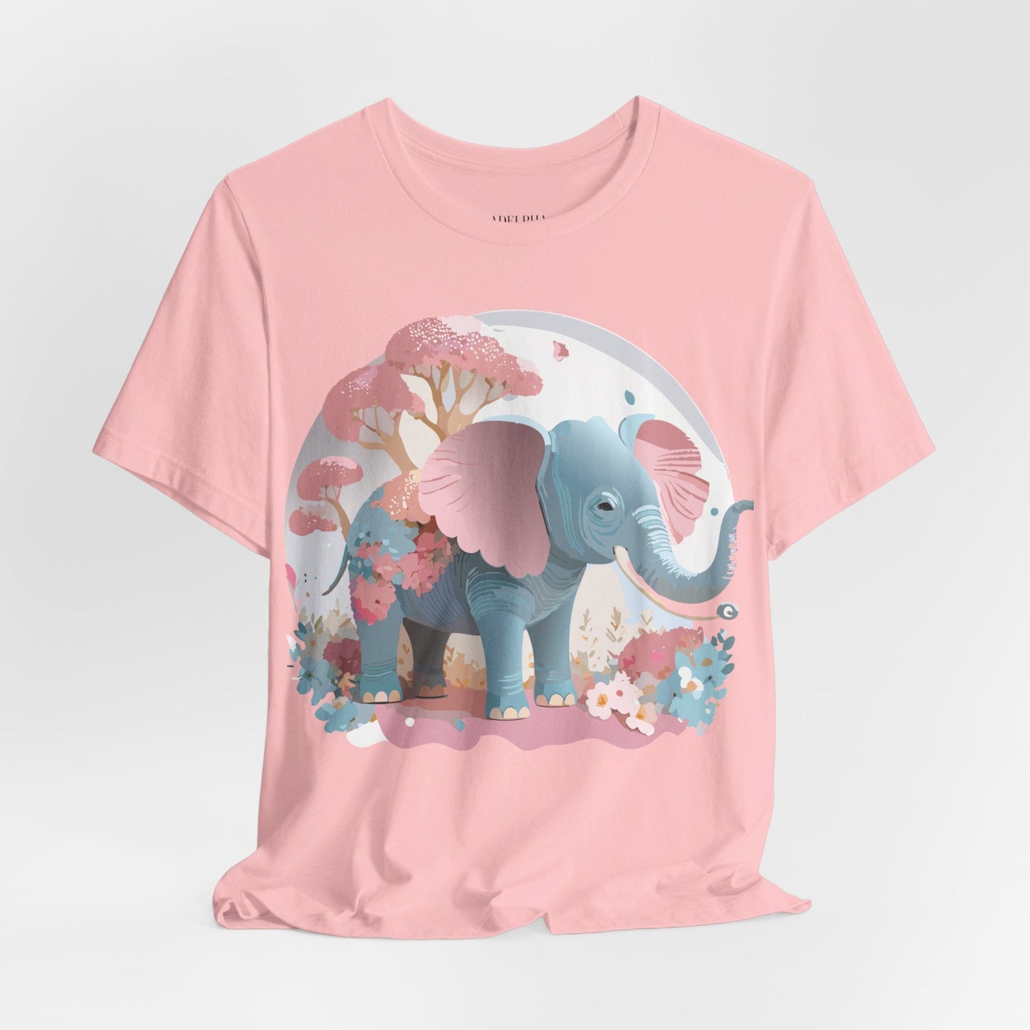 Elephant Graphic T Shirt Unisex By Adelpha Vintage Inspired Art Design Tee Premium Quality Cotton