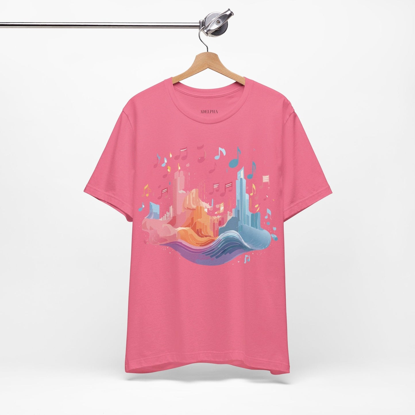Music Graphic Tee Unisex Jersey Short Sleeve Art Design Adelpha Vintage Artwork Premium