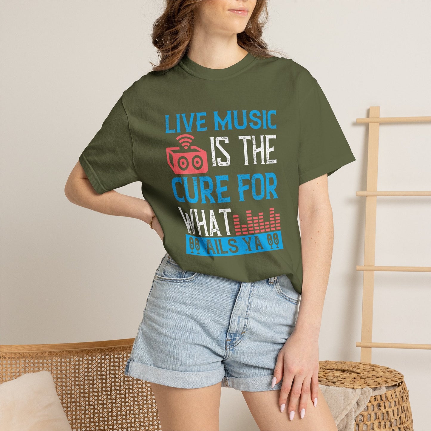 Music Graphic Design Unisex Cotton T-shirt m20