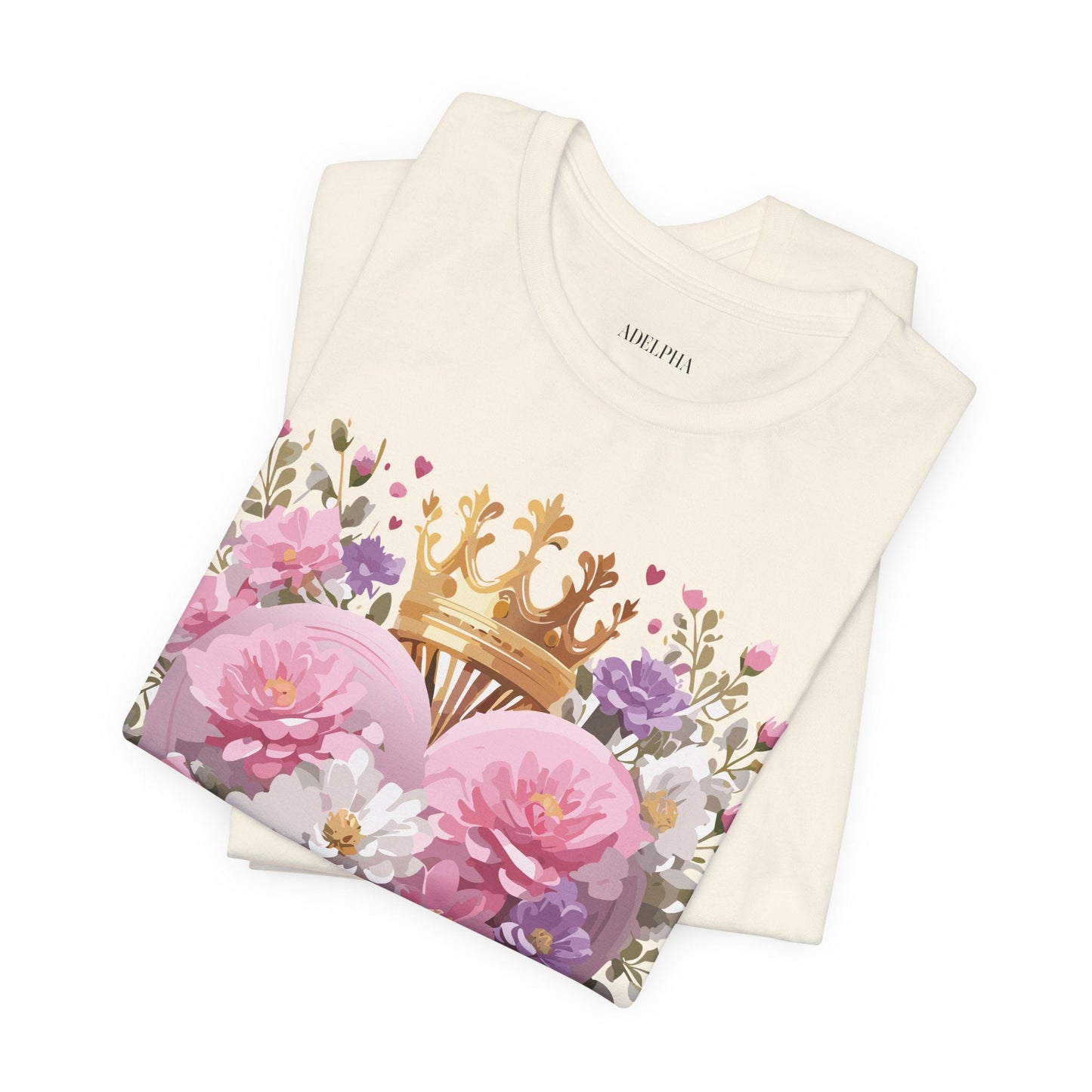 Valentine Day Graphic Unisex 100 Cotton Vintage Artwork with Love and Flower Design Tee 2