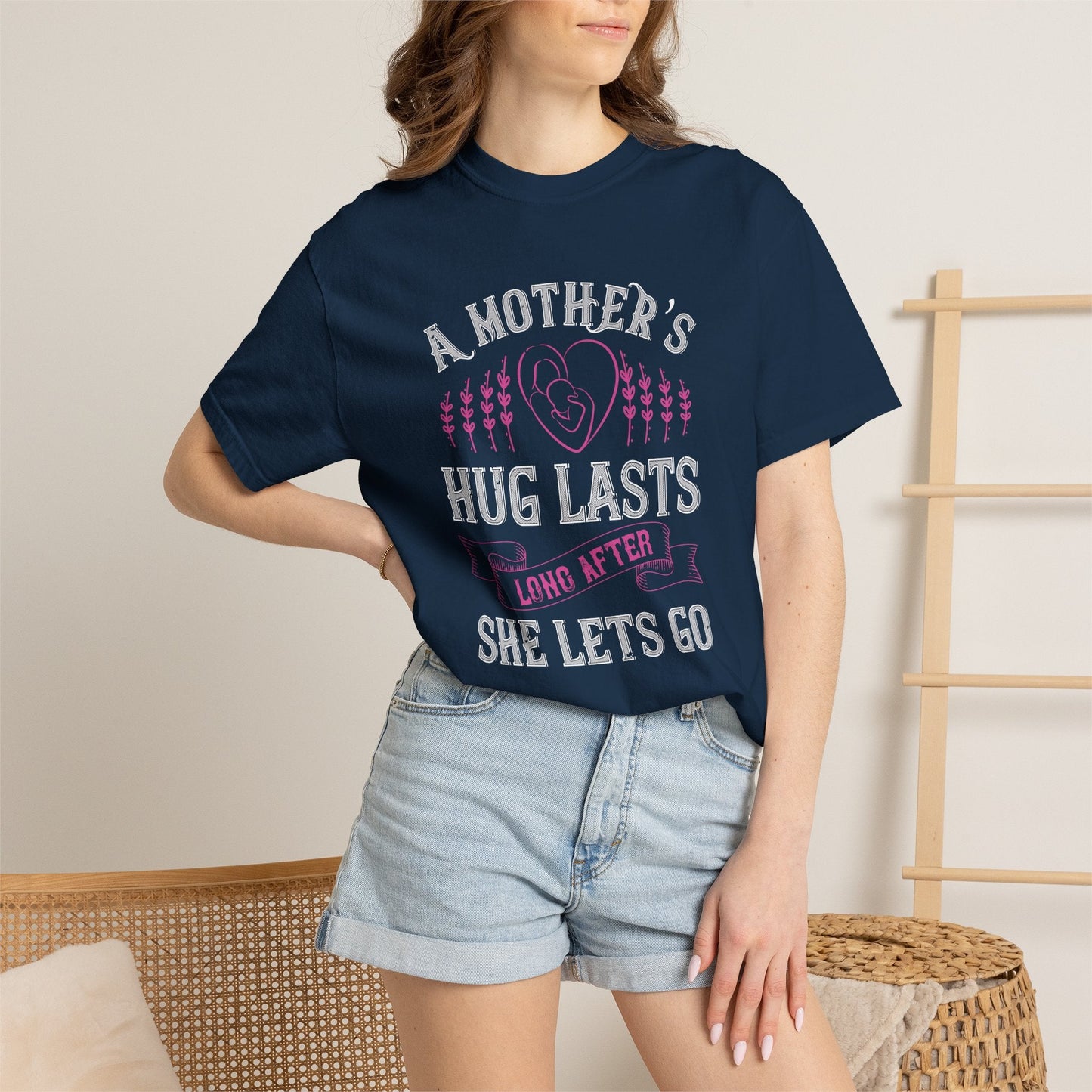 Mom T-shirt Mother Day Mama Tee Unisex Comfort Colors Garment-Dyed Cotton h58