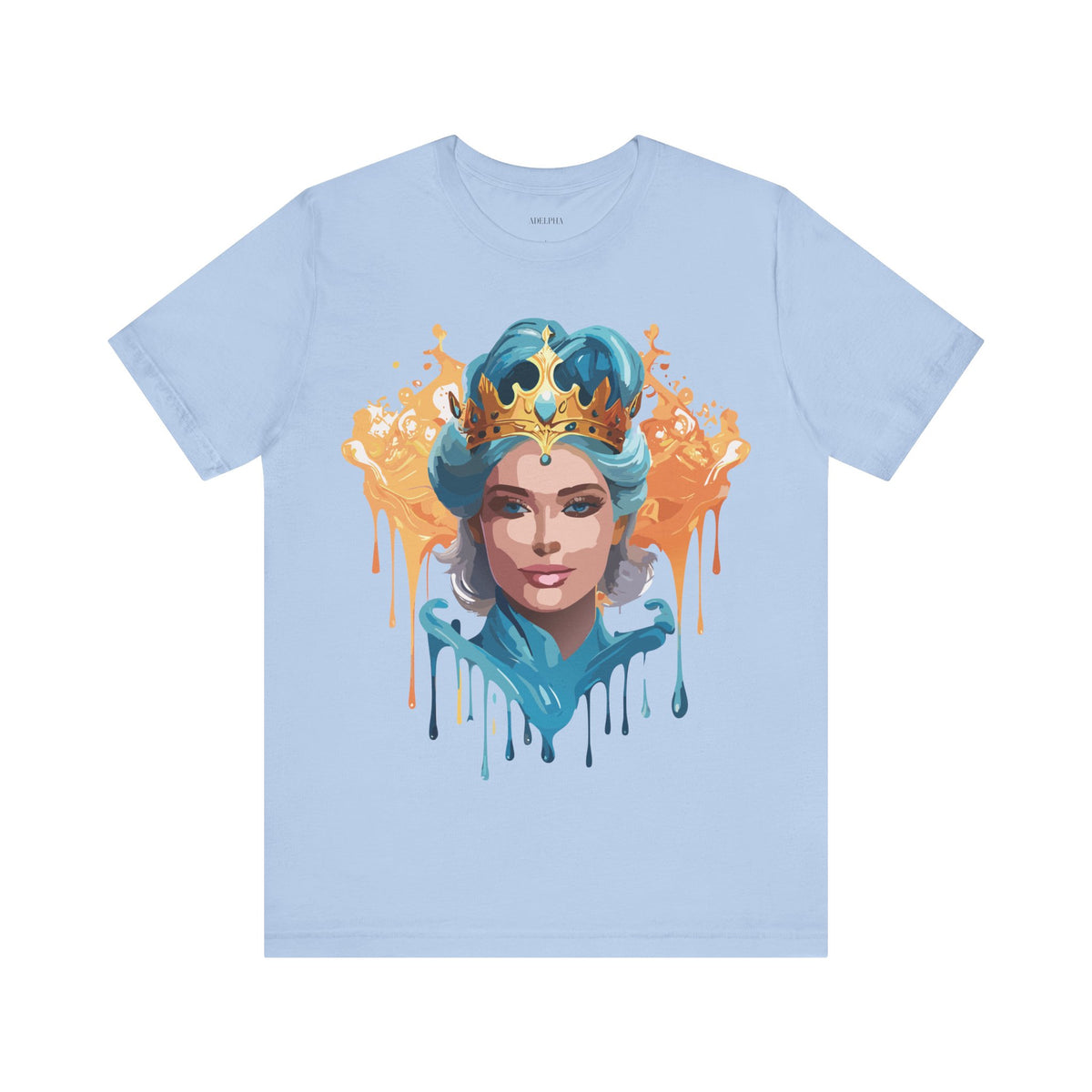 Queen Graphic Unisex Cotton Bella+Canvas Tee with Art Design m190