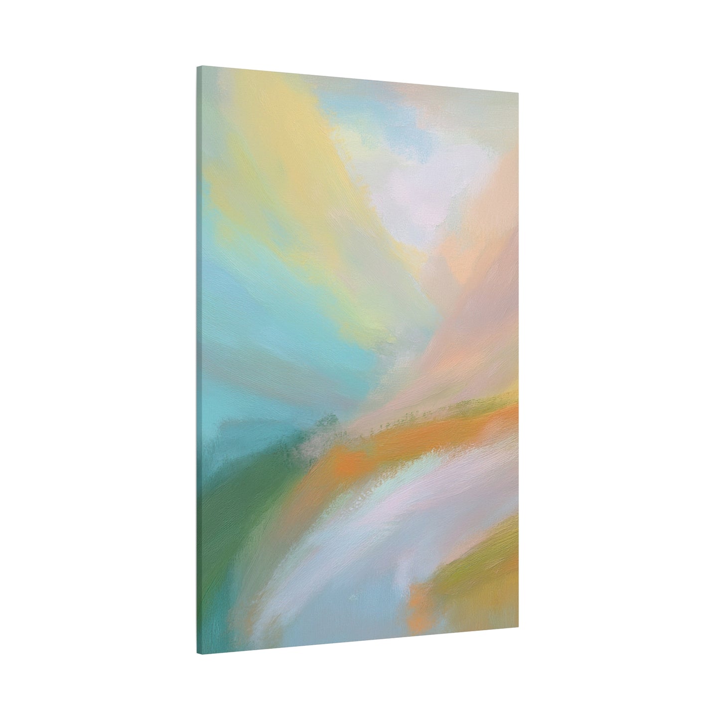 Abstract Pastel Painting Print Canvas 20x24,20x30,24x30 24x32,24x36,30x40 32x48,36x48,40x60 Pine-Wood Inner Frame ABS-94