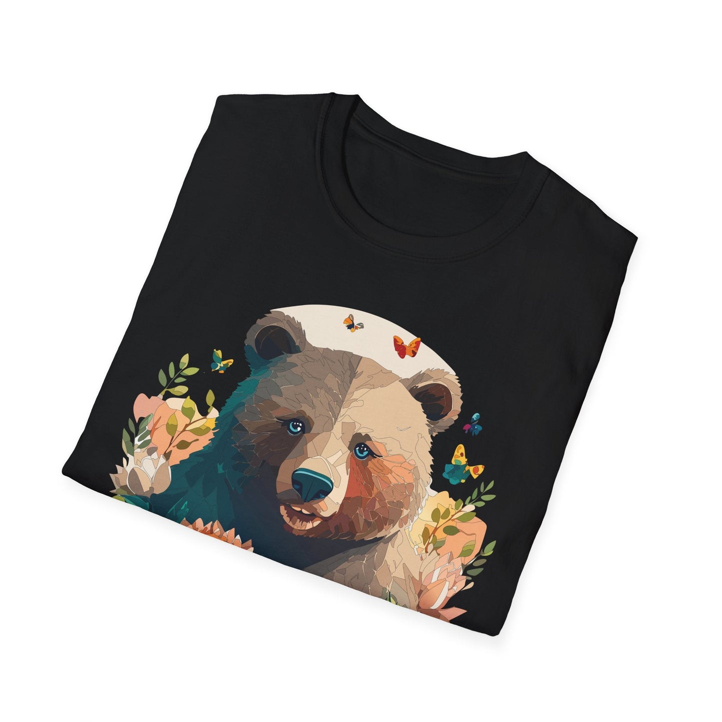Bear T Shirt Unisex Teddy Bear Shirt Softstyle 100 Percent Ring Spun Cotton Tee Essentials