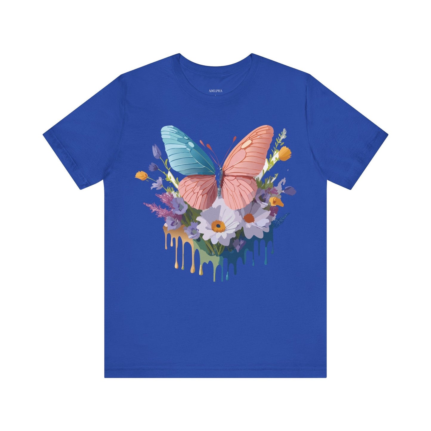 Butterfly Graphic Tee Unisex Adelpha Art Vintage Inspired Short Sleeve Shirt