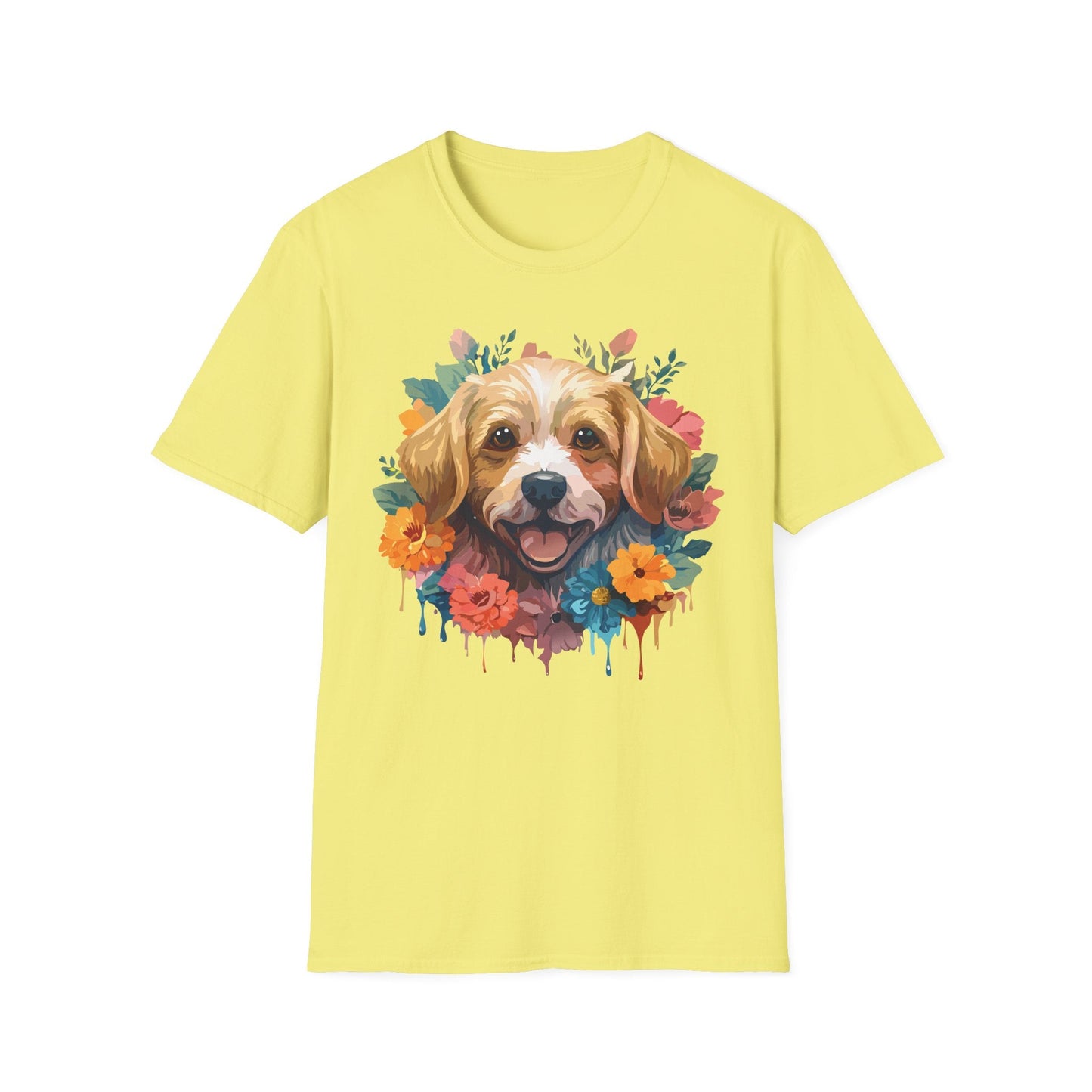Dog Shirt Unisex Animal Tee Softstyle 64000 Gildan Cotton Tee