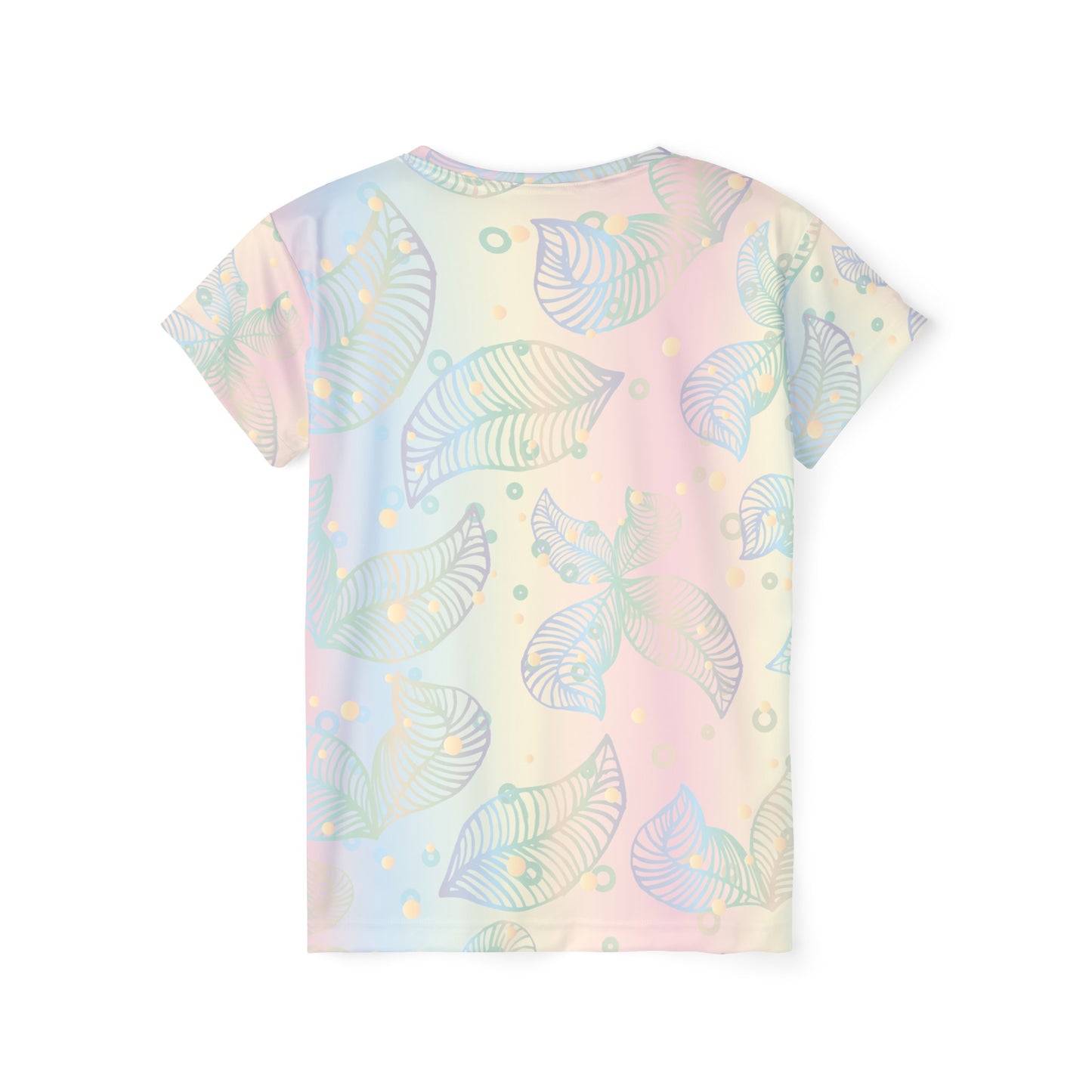 Poly Jersey Tee Shirt with floral prints