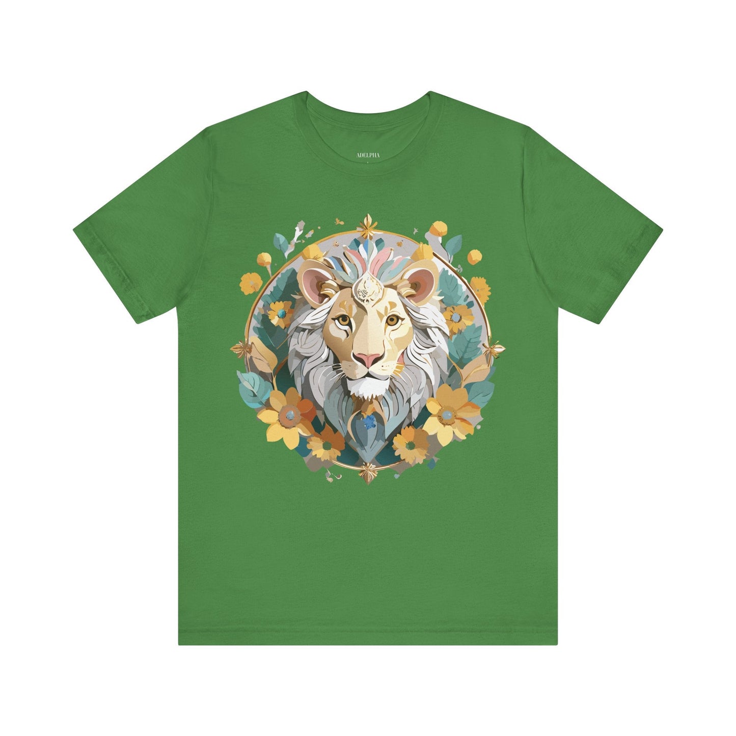 Medallion Graphic Unisex 100 Cotton Vintage Animal Medal Artwork Tee 58
