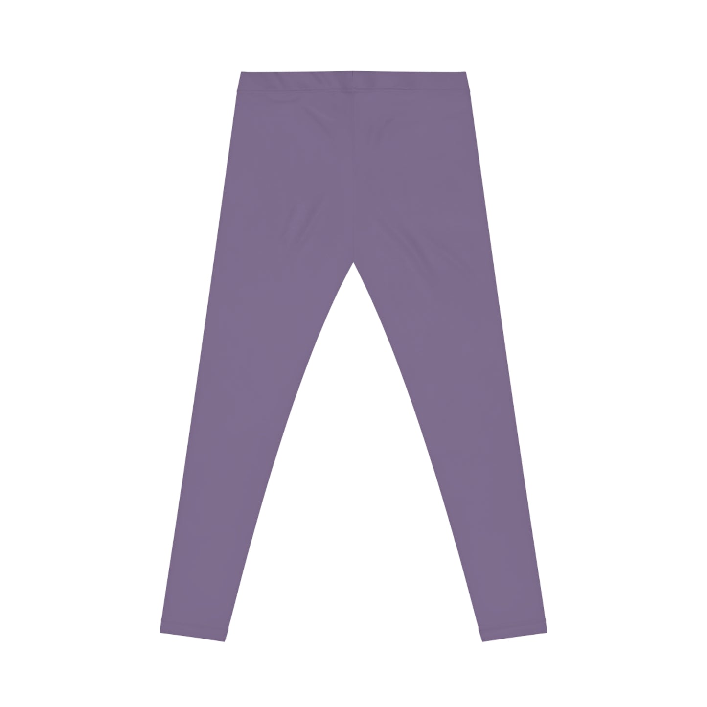 Dirty Purple Color Women's Poly-Span Casual Leggings XS-2XL