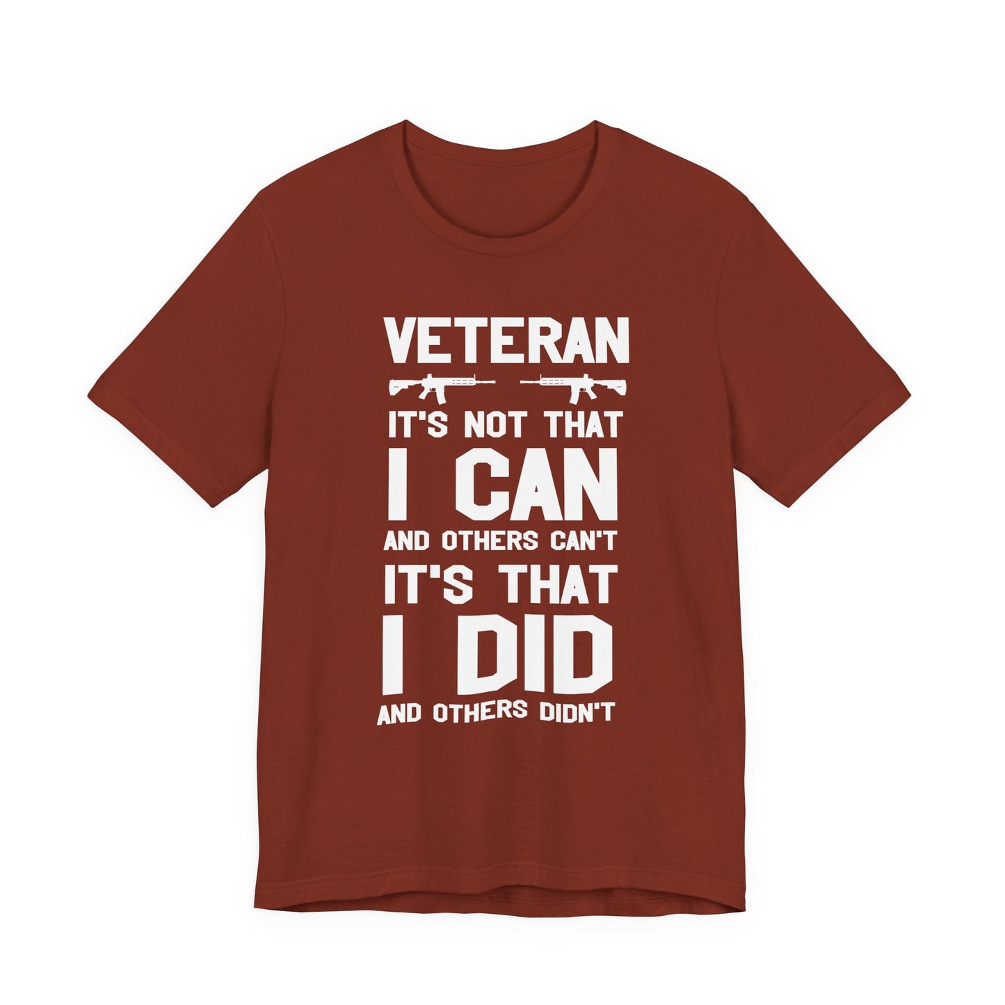 Army Veteran Patriotic Graphic Design Unisex Cotton T-Shirt v61