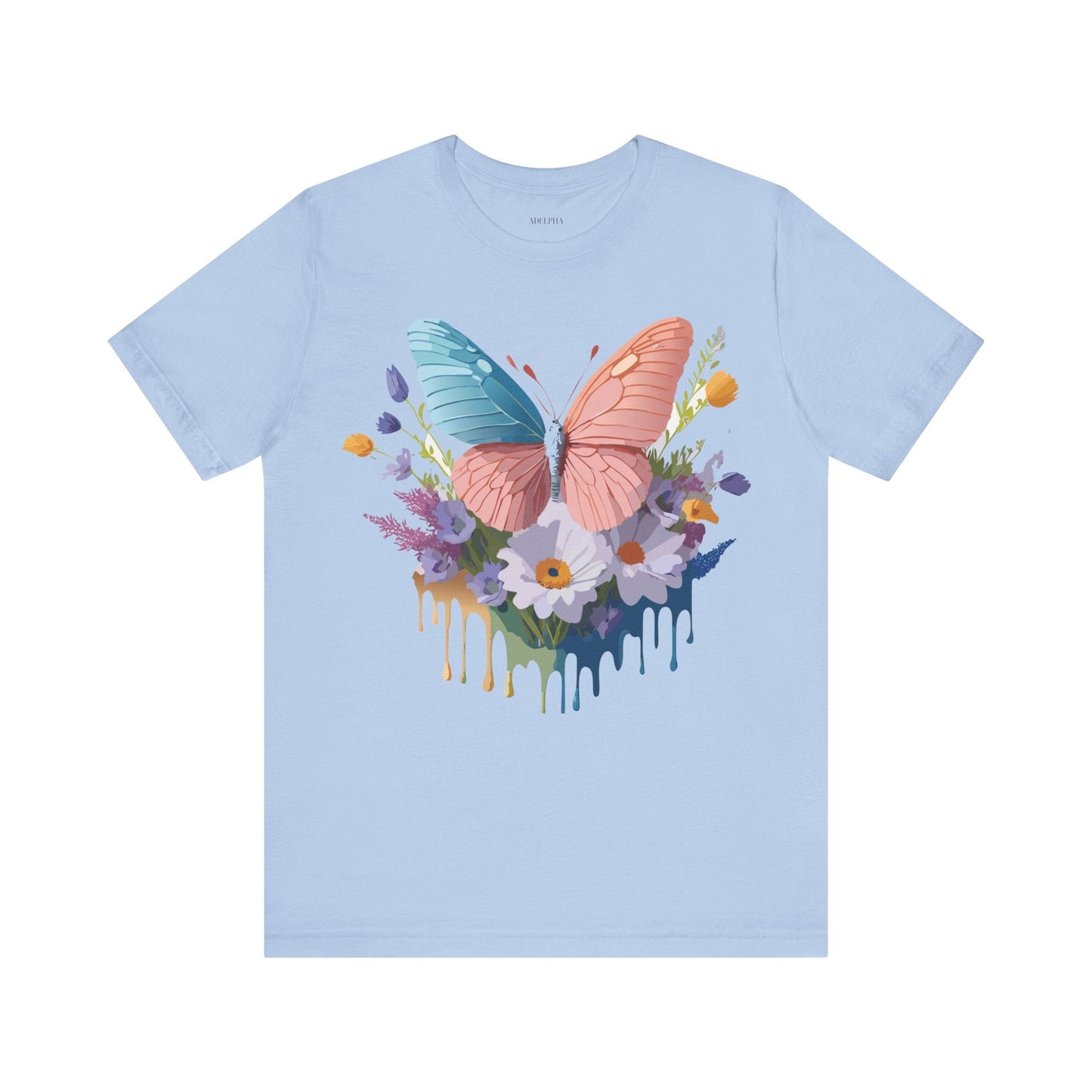 Butterfly Graphic Tee Unisex Art Design Shirt With Vintage Adelpha Artwork