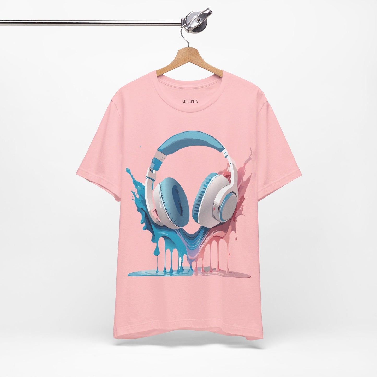 Music Graphic Unisex 100 Cotton Vintage Art with Musical Elements Tee 92