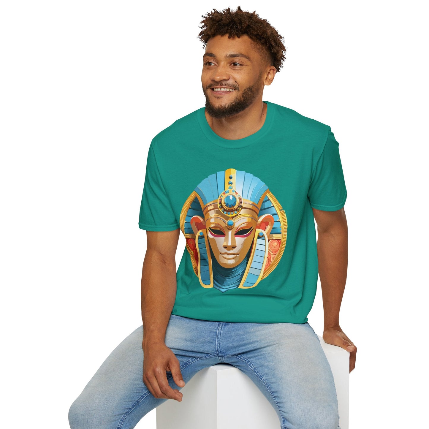 Mask Tee Shirt Unisex Softstyle Short Sleeve Art Design T Shirt 100 Percent Ring Spun Cotton