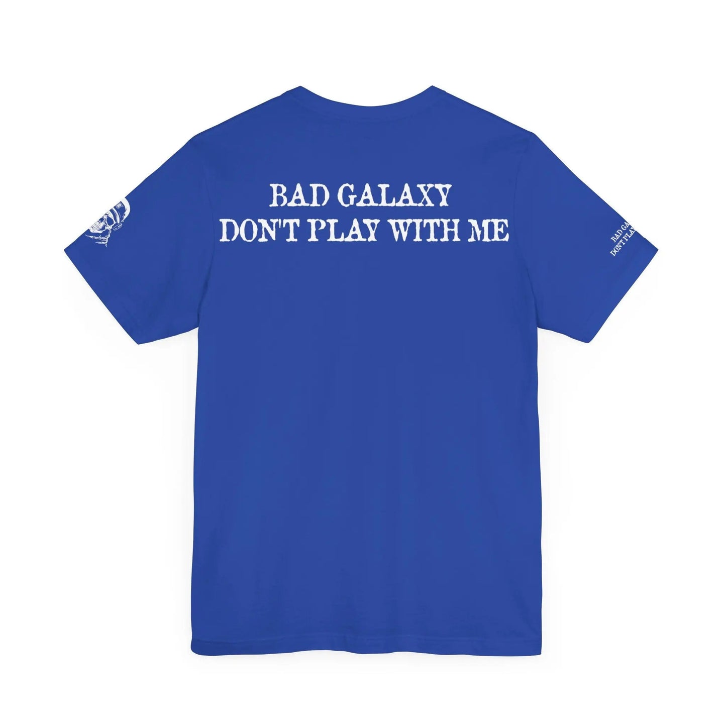 Bad Galaxy Skull T Shirt Made To Order 100 Percent Cotton Eco Friendly Inks USA Designed
