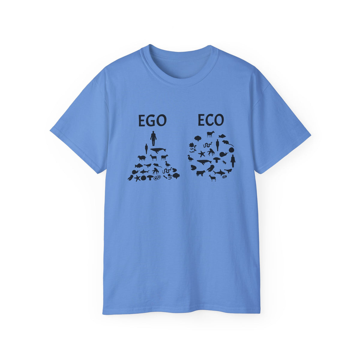 EGO vs ECO graphic tee | Environmental conservation shirt