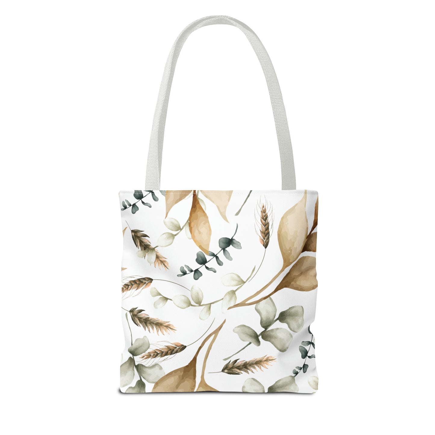 Canvastasche mit floralen Prints 