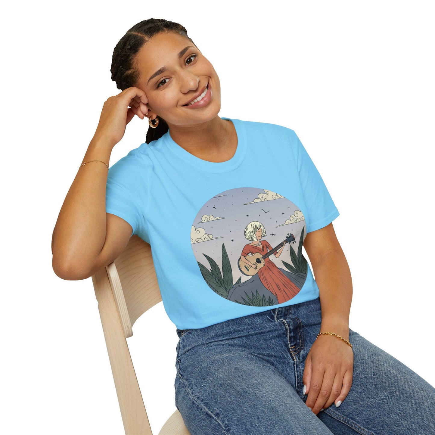 Womens Graphic T Shirts Art Design Tee Unisex Softstyle Gildan 64000 100 Percent Cotton