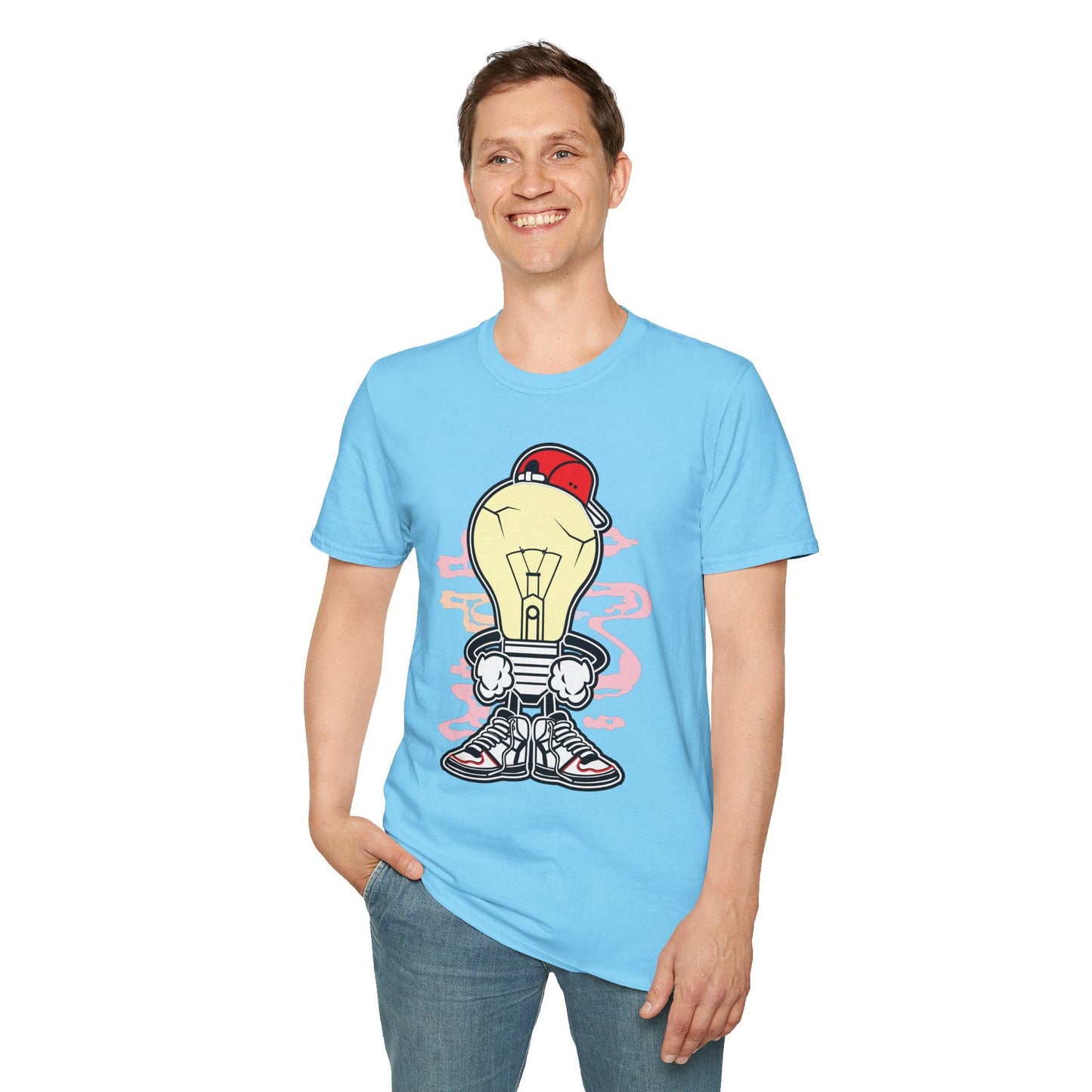 Cartoon T Shirt Animation Tee Funny Graphic Unisex Gildan Softstyle 64000 Cotton Tee