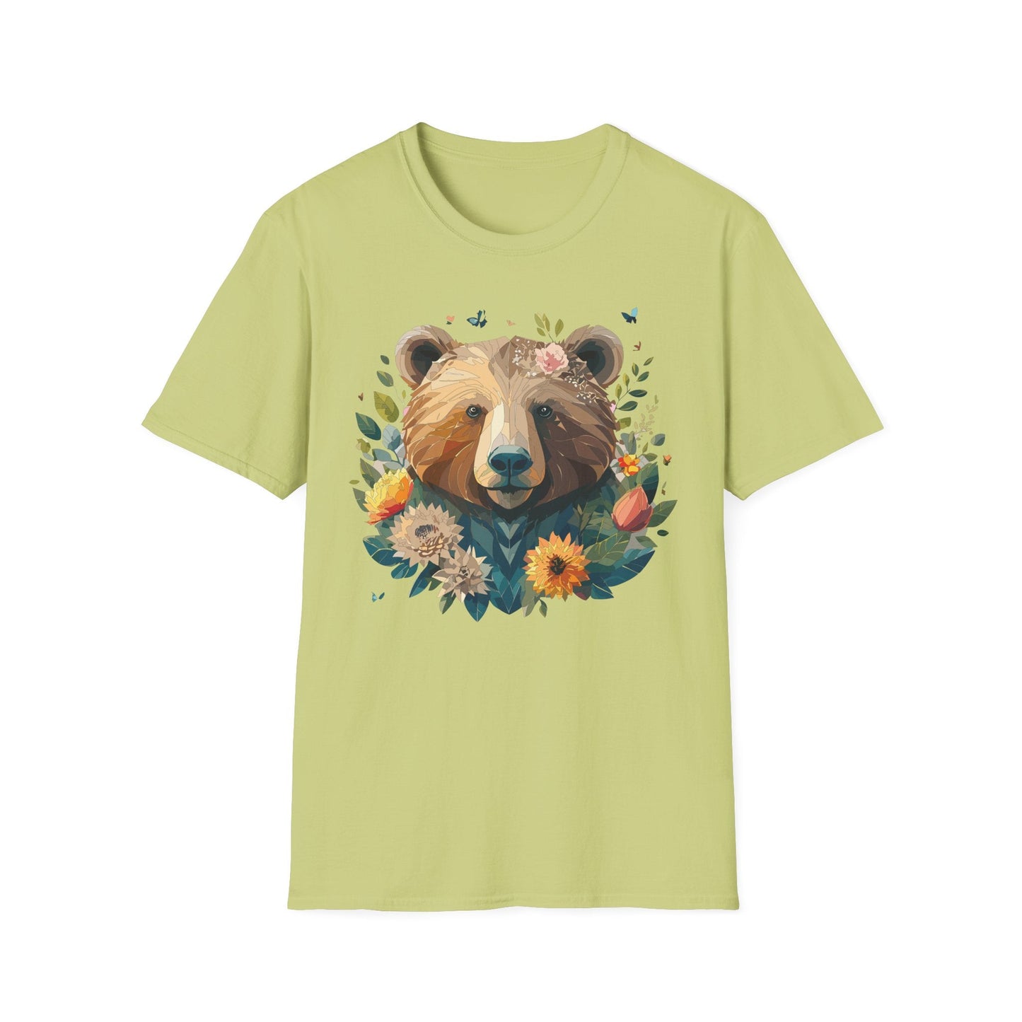 Bear T Shirt Unisex Teddy Bear Tee Gildan Softstyle 64000 100 Percent Ring Spun Cotton