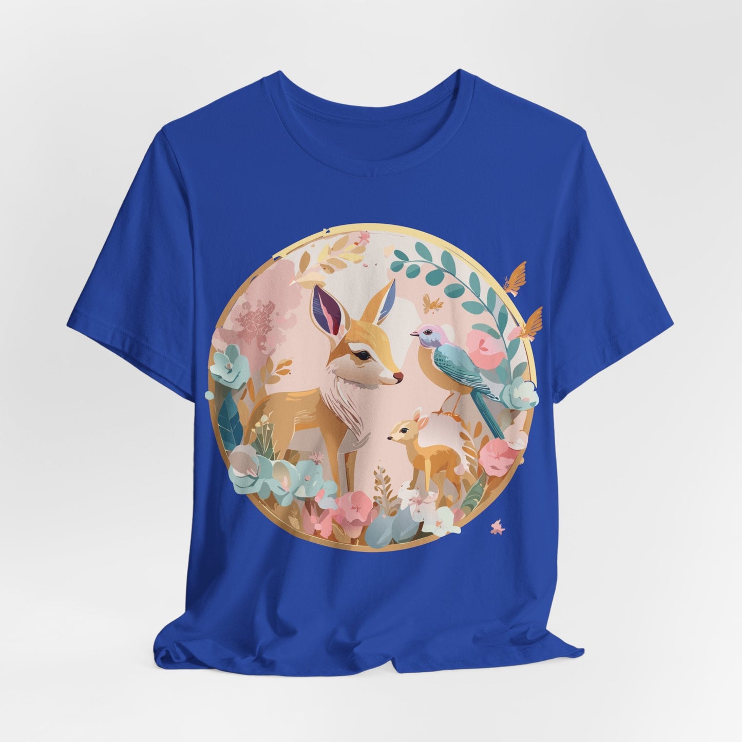 Adelpha Medallion Graphic Tee Unisex Short Sleeve Shirt Vintage Inspired Art Design