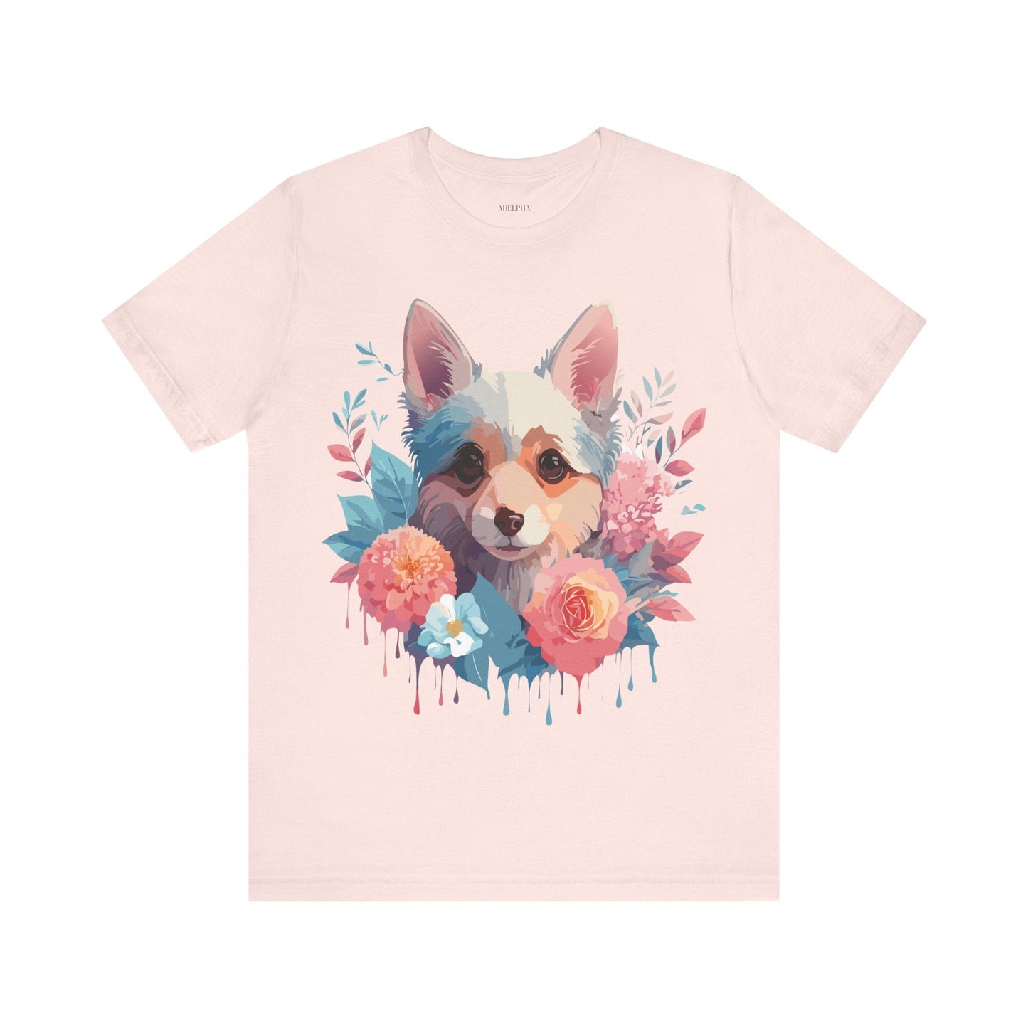 Dog Graphic Tee Unisex Short Sleeve Premium Vintage Inspired Artwork From Adelpha