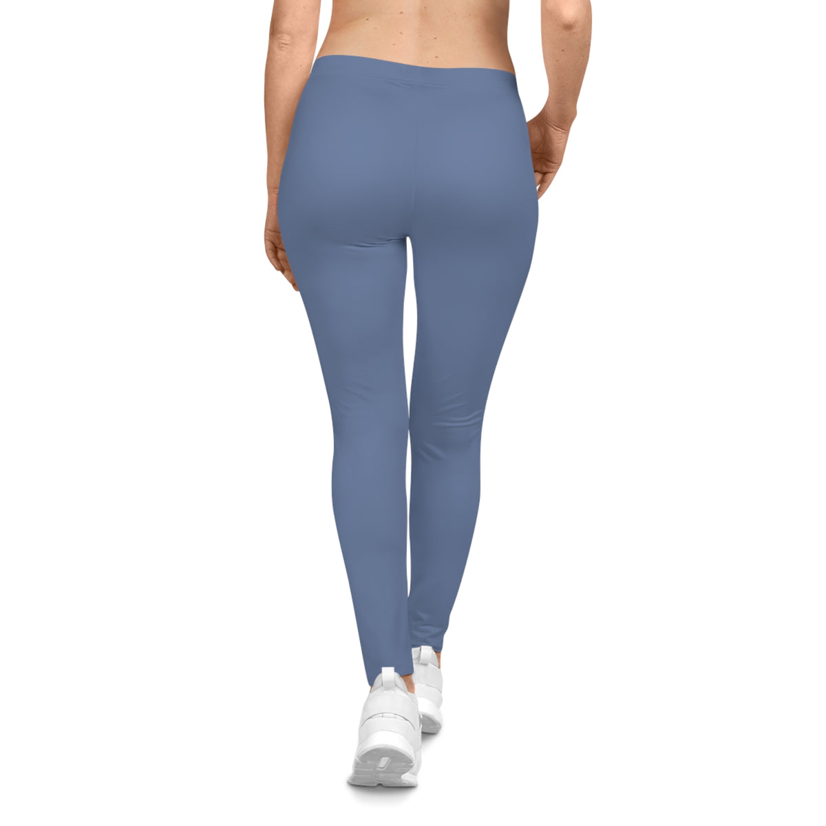 Derby Blue Seaweed Color Women's Poly-Span Casual Leggings XS-2XL