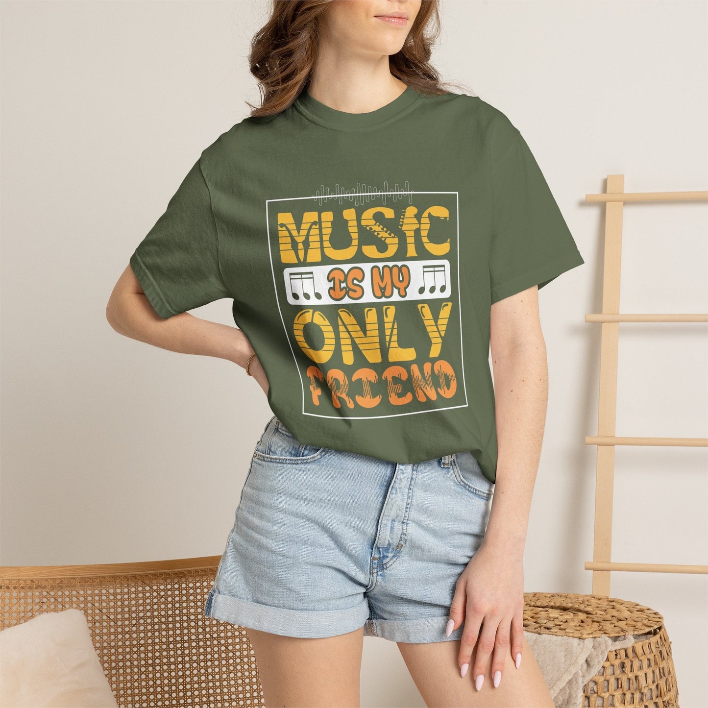 Music Graphic Design Unisex Cotton T-shirt 069