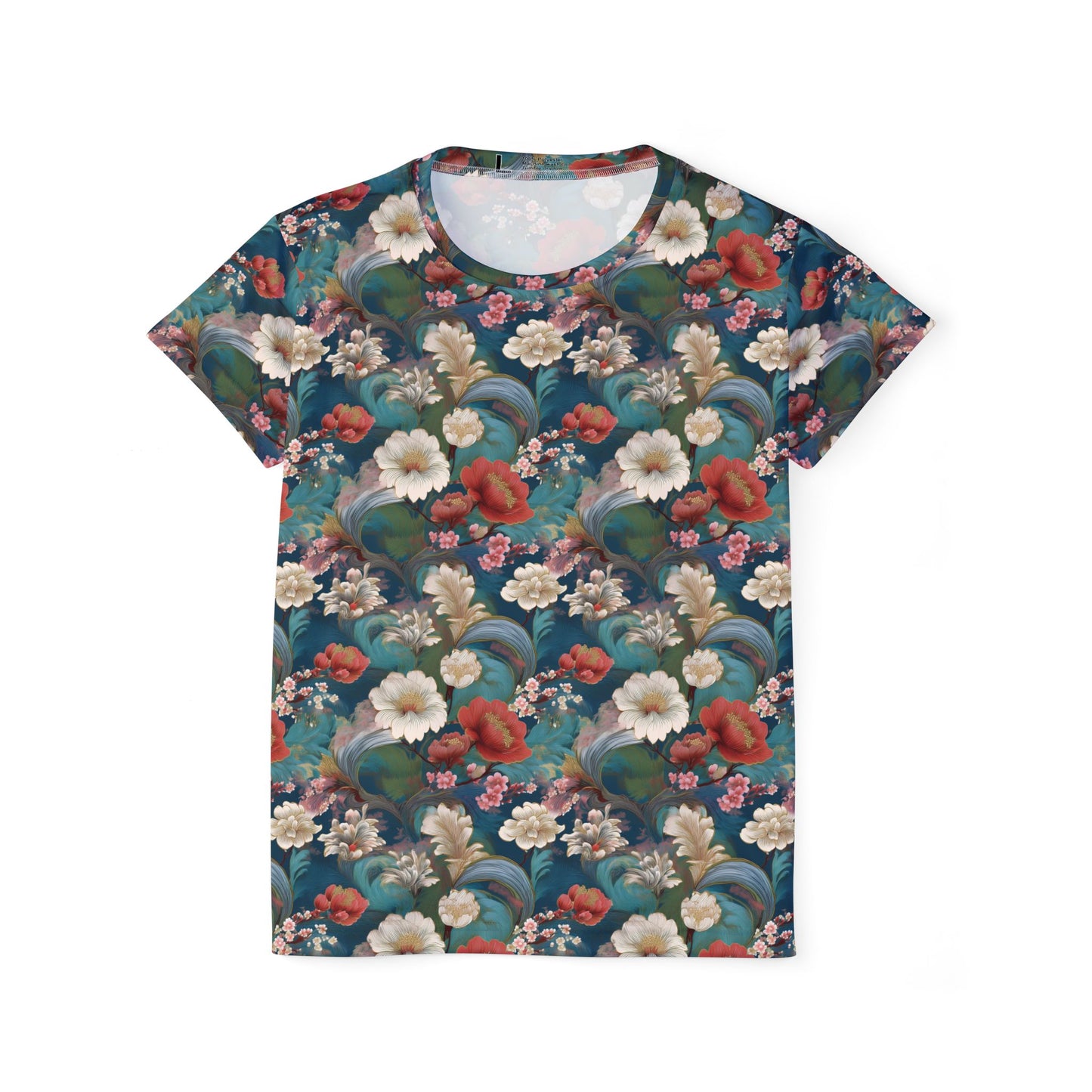 Women Poly Shirt with Floral Print F331