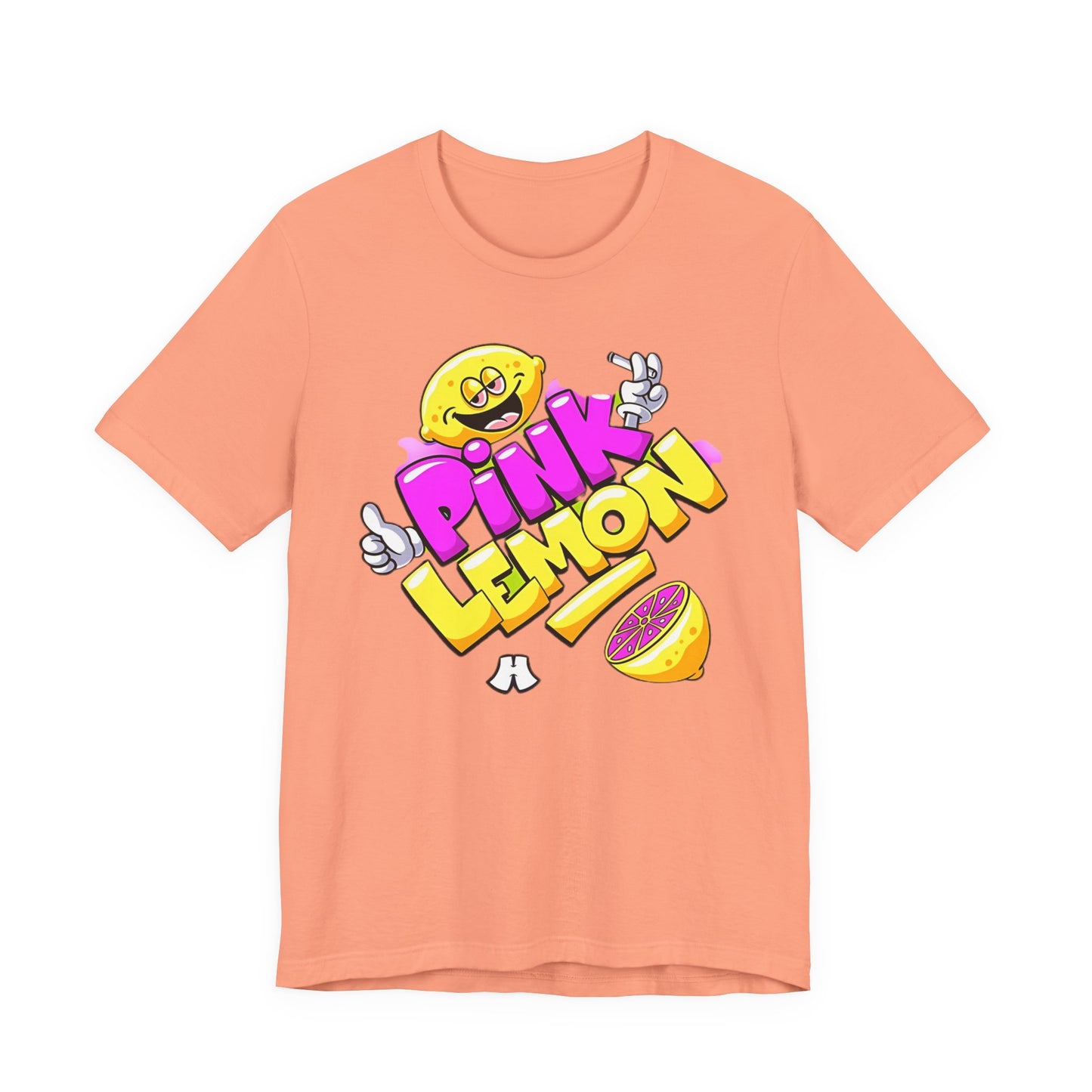 Lemon Graphic Tee, Graphic T-Shirt, Funny Lemon Shirt, Cute Cartoon Tees, Art T-Shirt, Art Design Tees