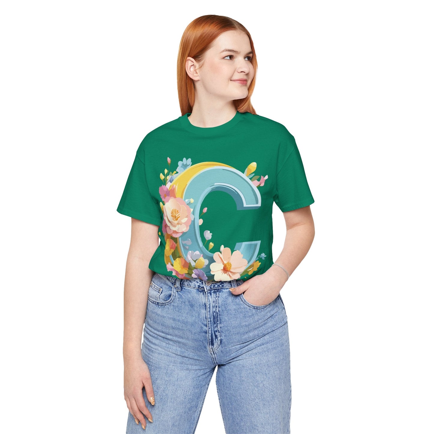 Adelpha Letter C Shirt Graphic Tee Unisex Short Sleeve Art Design Vintage Inspired Casual Wear