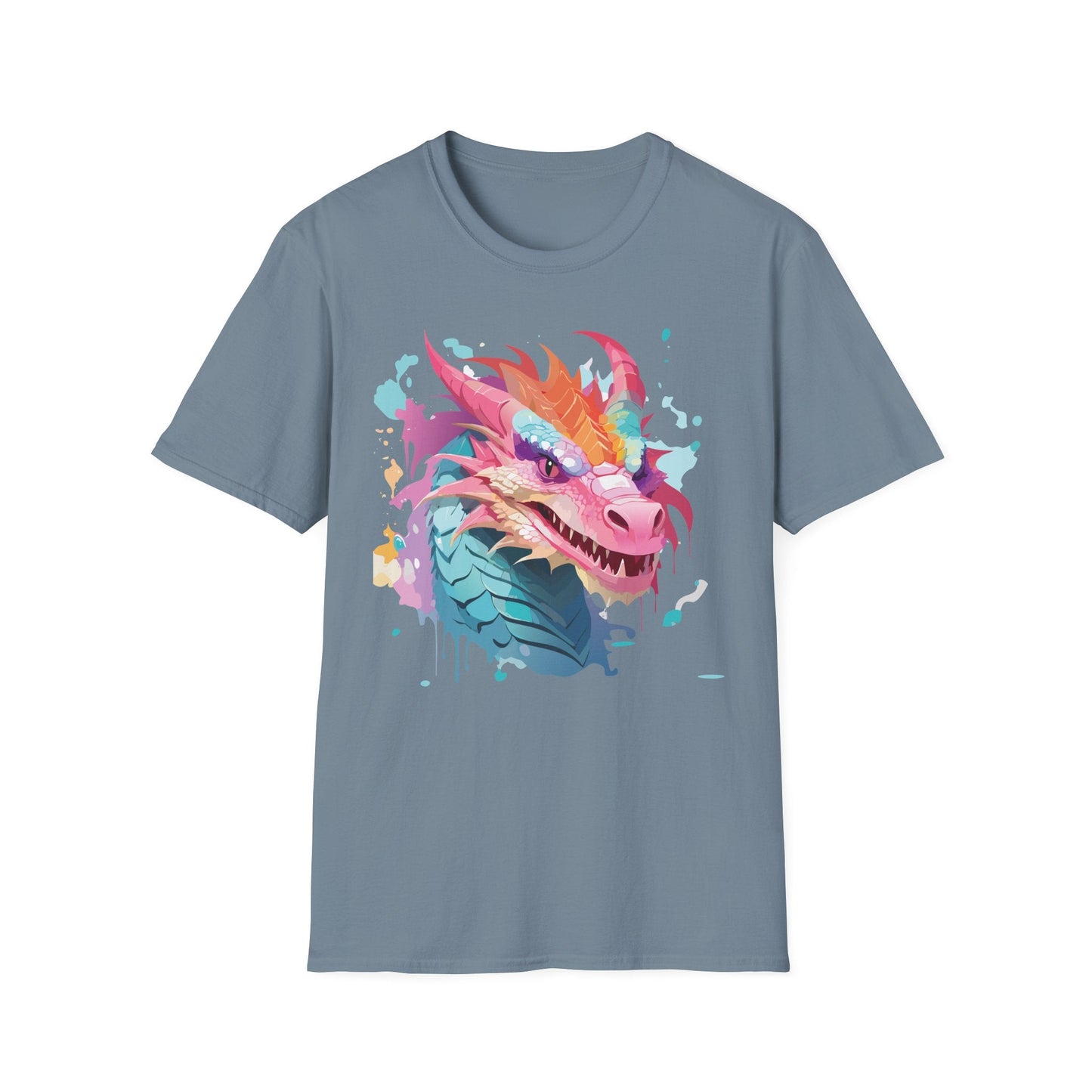 Dragon T Shirt Unisex Dragon Graphic Tee Softstyle 64000 Lightweight Comfort Durable Breathable