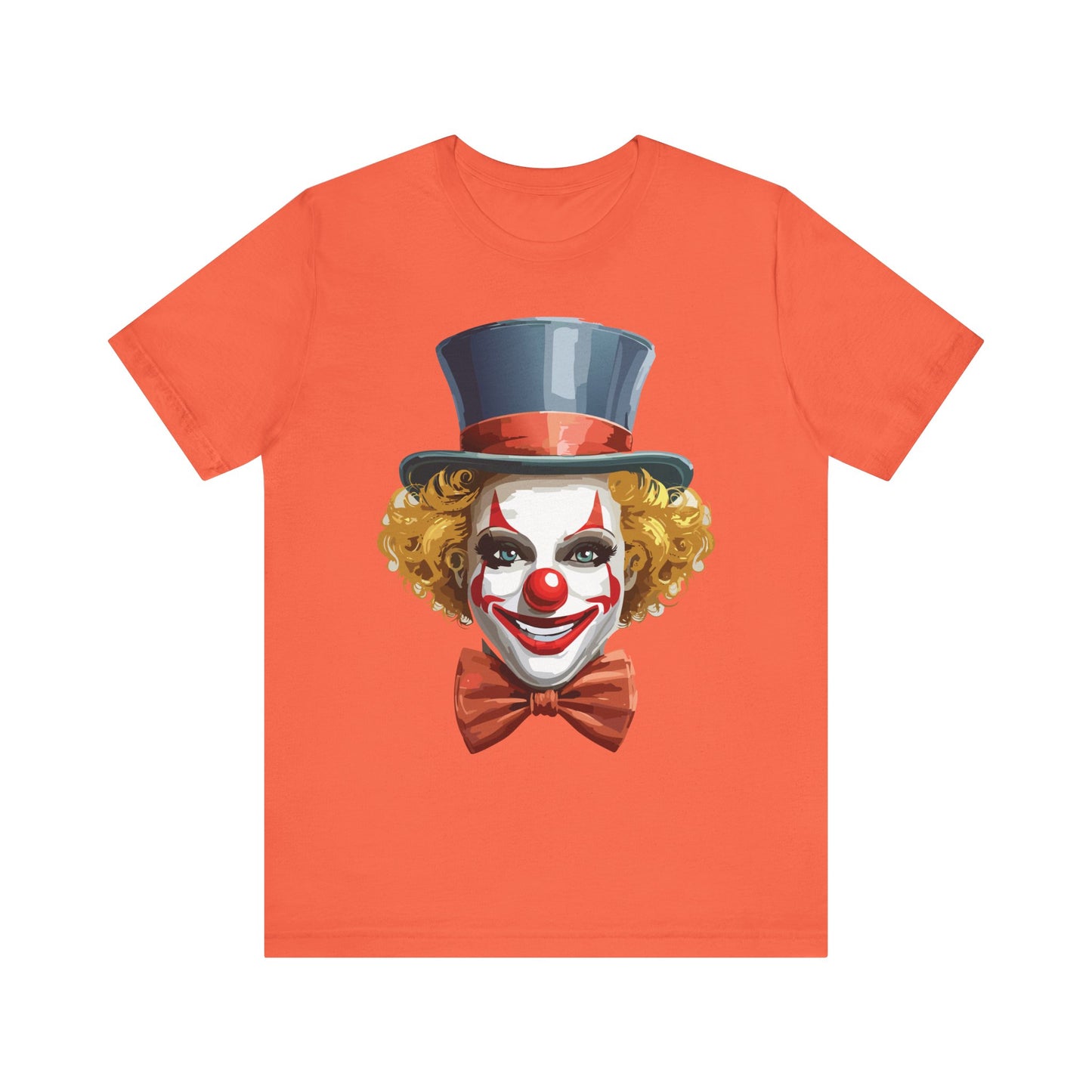 Clown Shirt, Funny Shirt, T-Shirt with Clown, Funny Art Design Tee, Circus Tees, Circus T-Shirt, Unisex Humor Wear 11