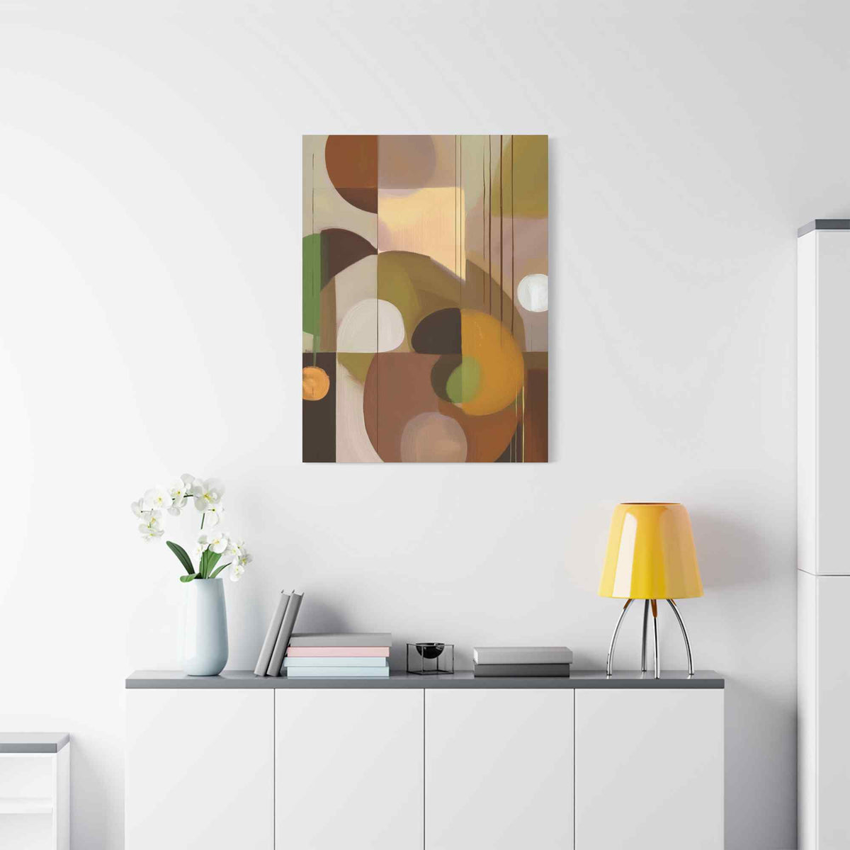 Abstract Geometric Painting Print Canvas 20x24,20x30,24x30 24x32,24x36,30x40 32x48,36x48,40x60 Pine-Wood Inner Frame ABS-54
