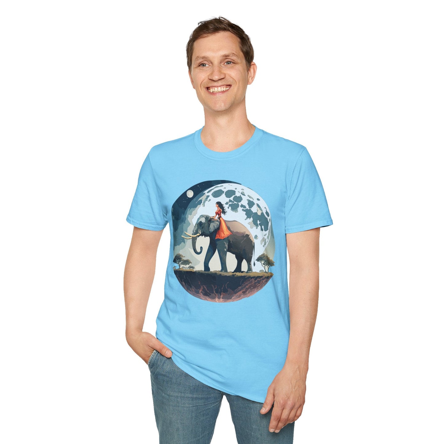 Womens Graphic T Shirt Art Design Tee SoftStyle Gildan 64000 100 Percent Ring Spun Cotton Comfort