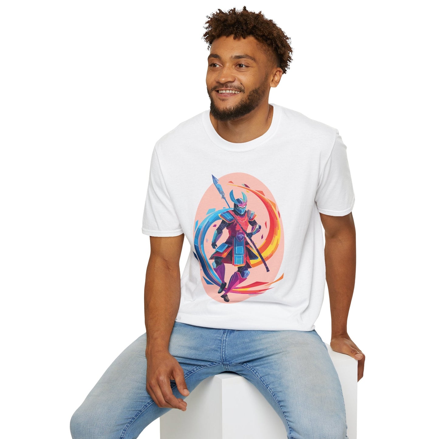 Samurai Shirt Unisex Softstyle T Shirt 64000 Cotton Breathable Everyday Comfort Fit