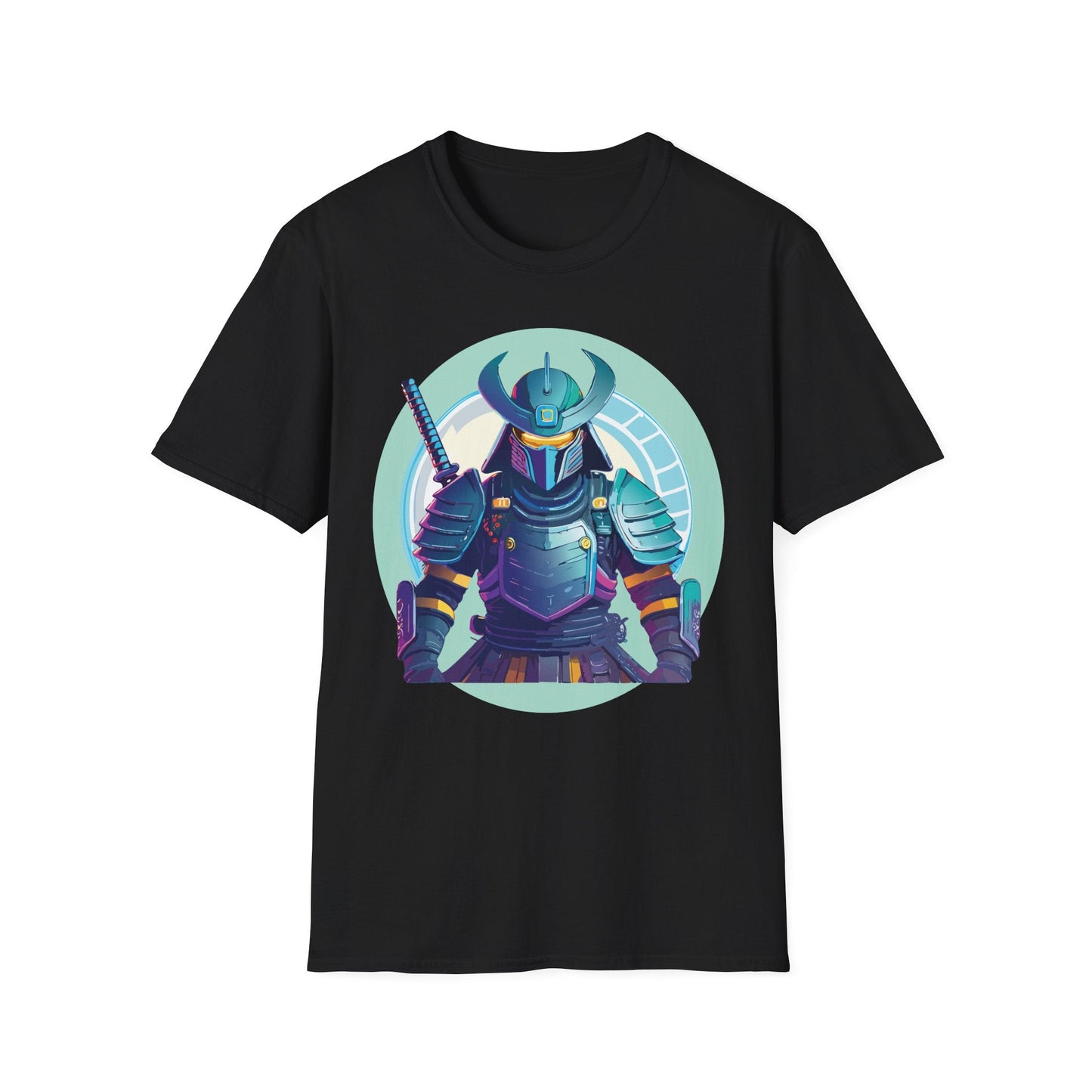 Samurai T Shirt Unisex Softstyle Tee Gildan 64000 Lightweight Ring Spun Cotton Everyday Comfort